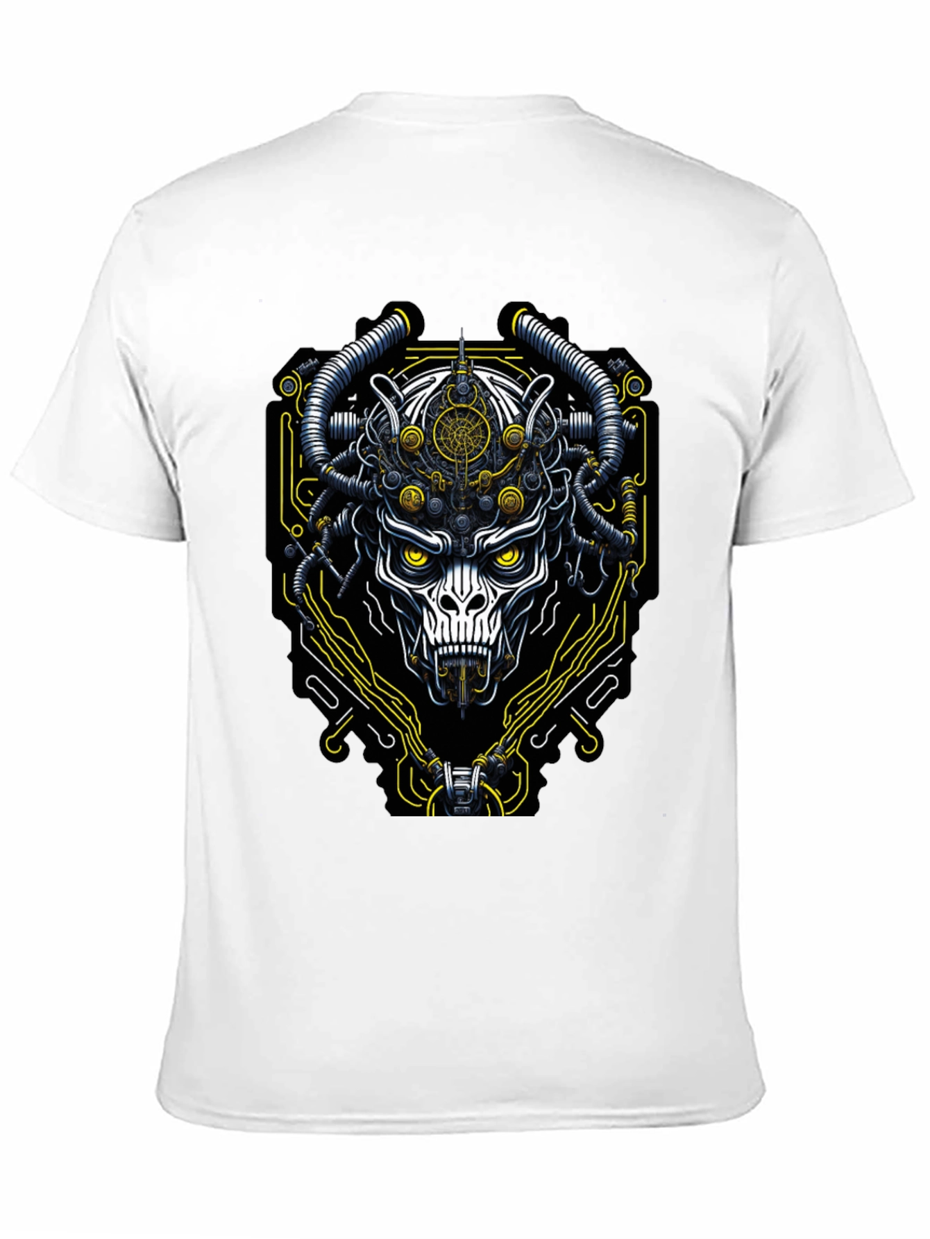 Cyberpunk Skull T-Shirt - Unique Graphic Tee