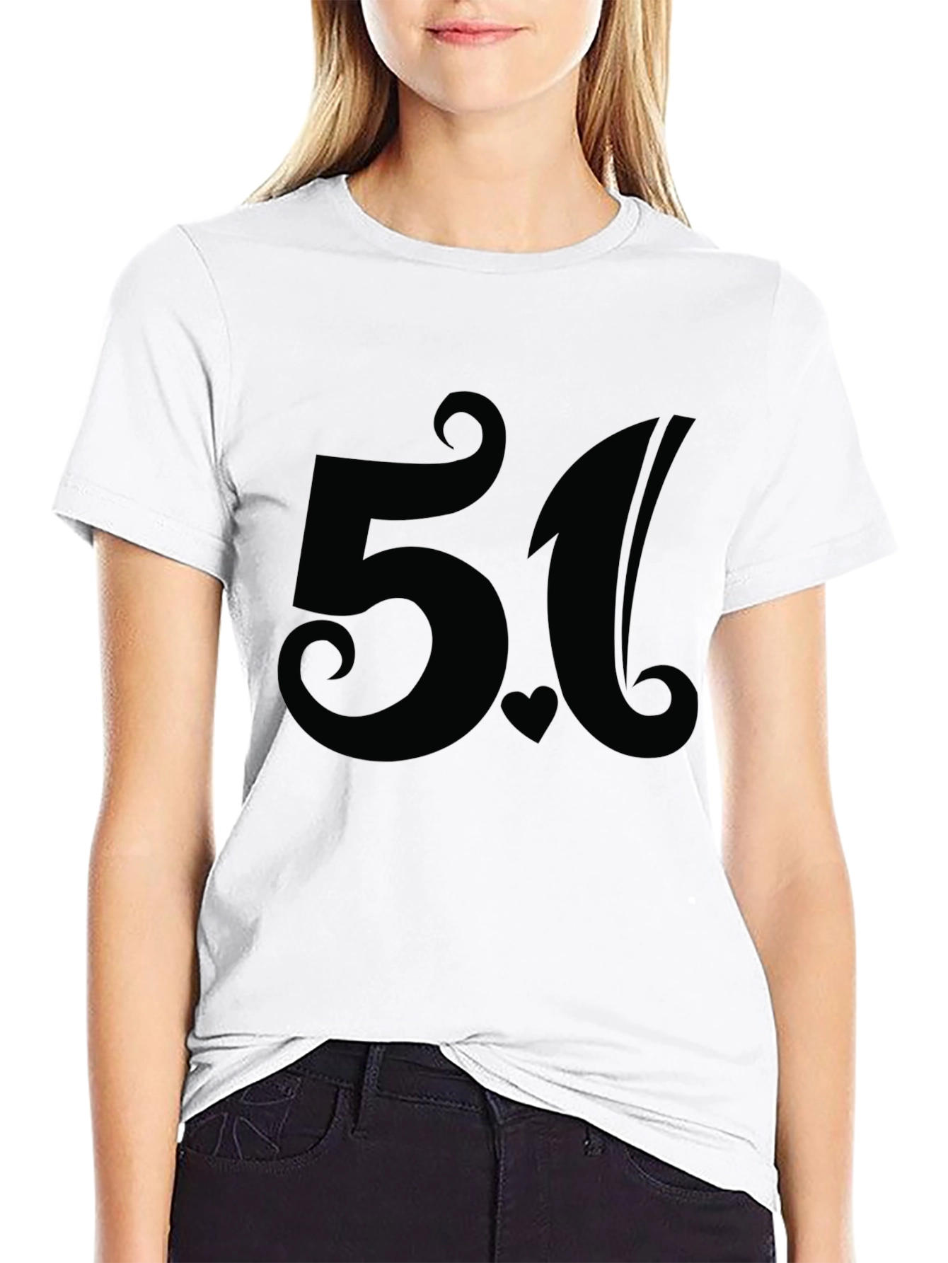 Stylish 5.1 Black Graphic T-Shirt for Casual Wear