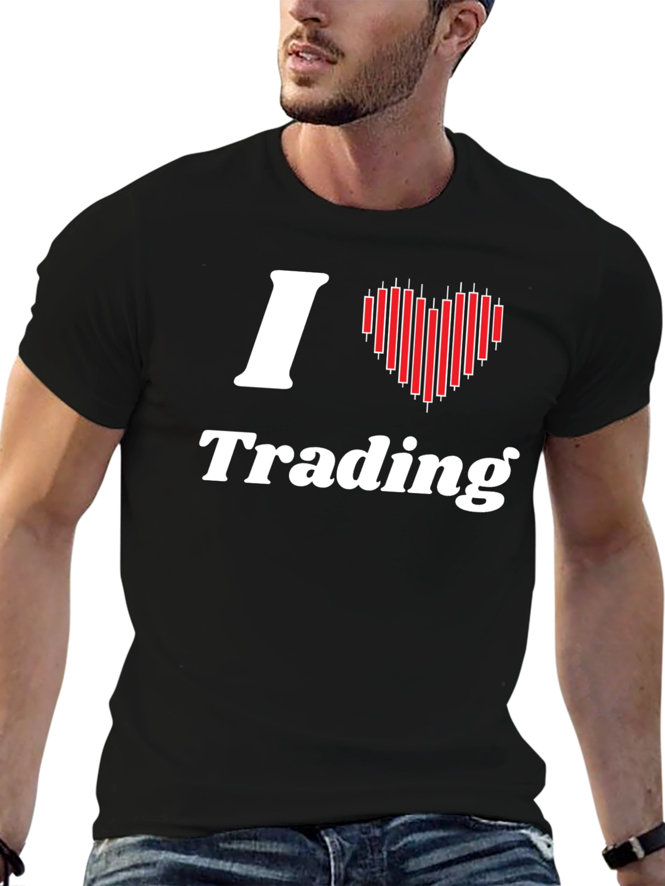I Love Trading Black T-Shirt