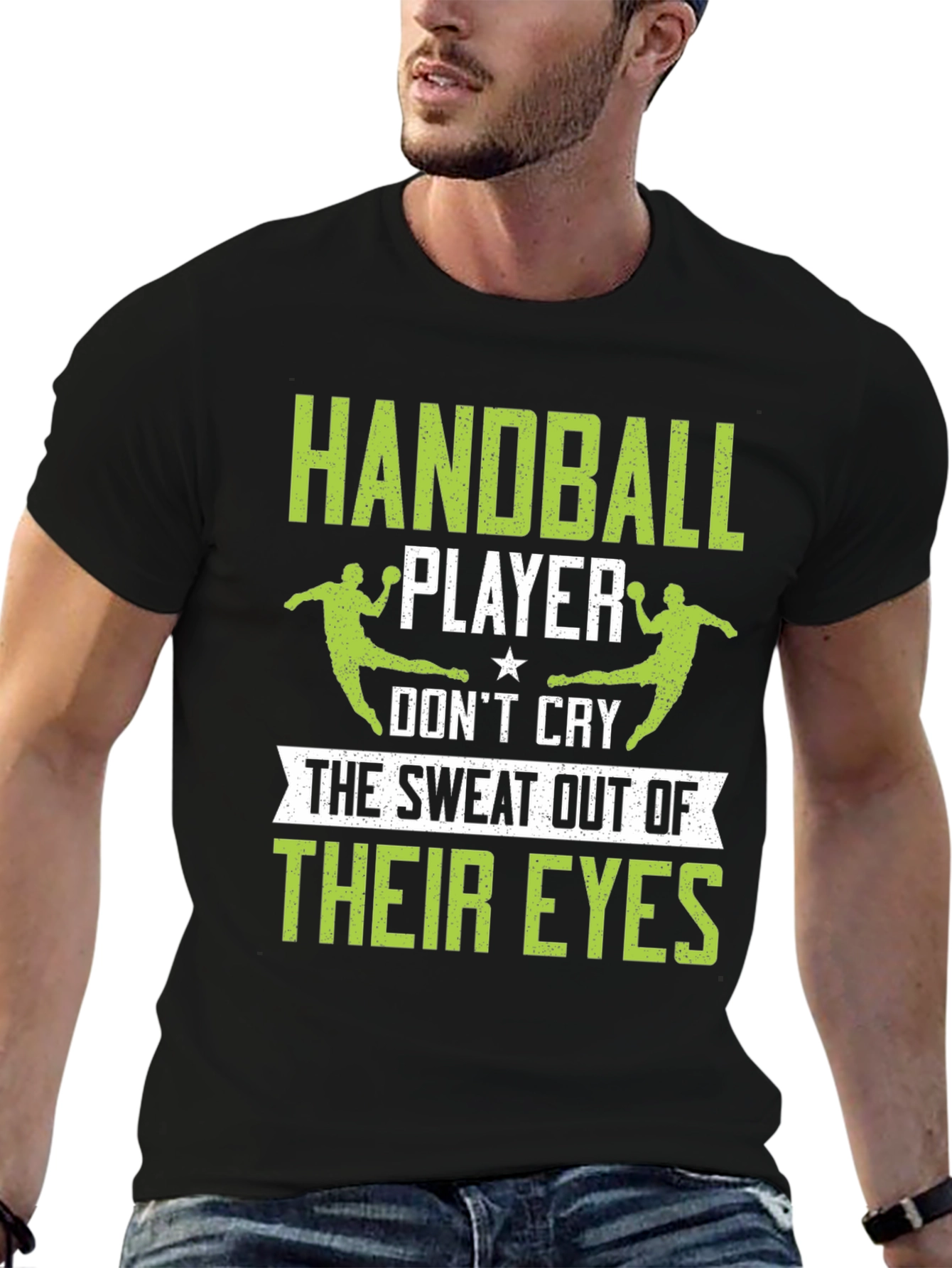 Handball Player Graphic Tee - Sweat Out Their Eyes!