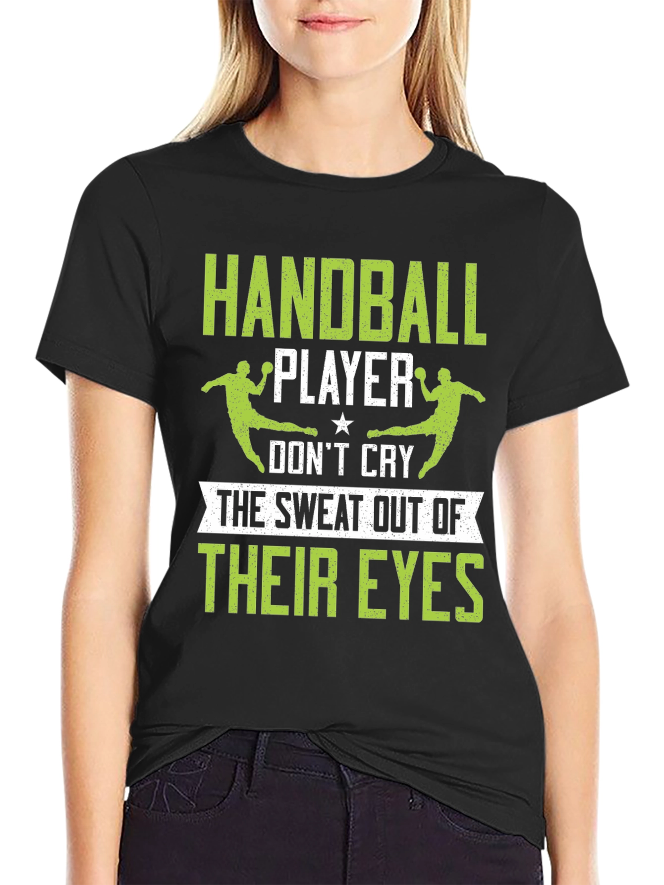 Handball Player Graphic Tee - Sweat Out Their Eyes!