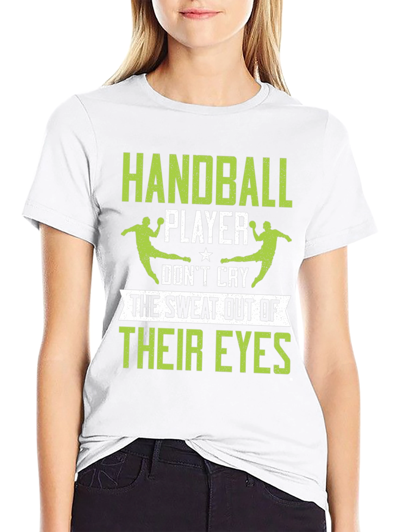 Handball Player Graphic Tee - Sweat Out Their Eyes!