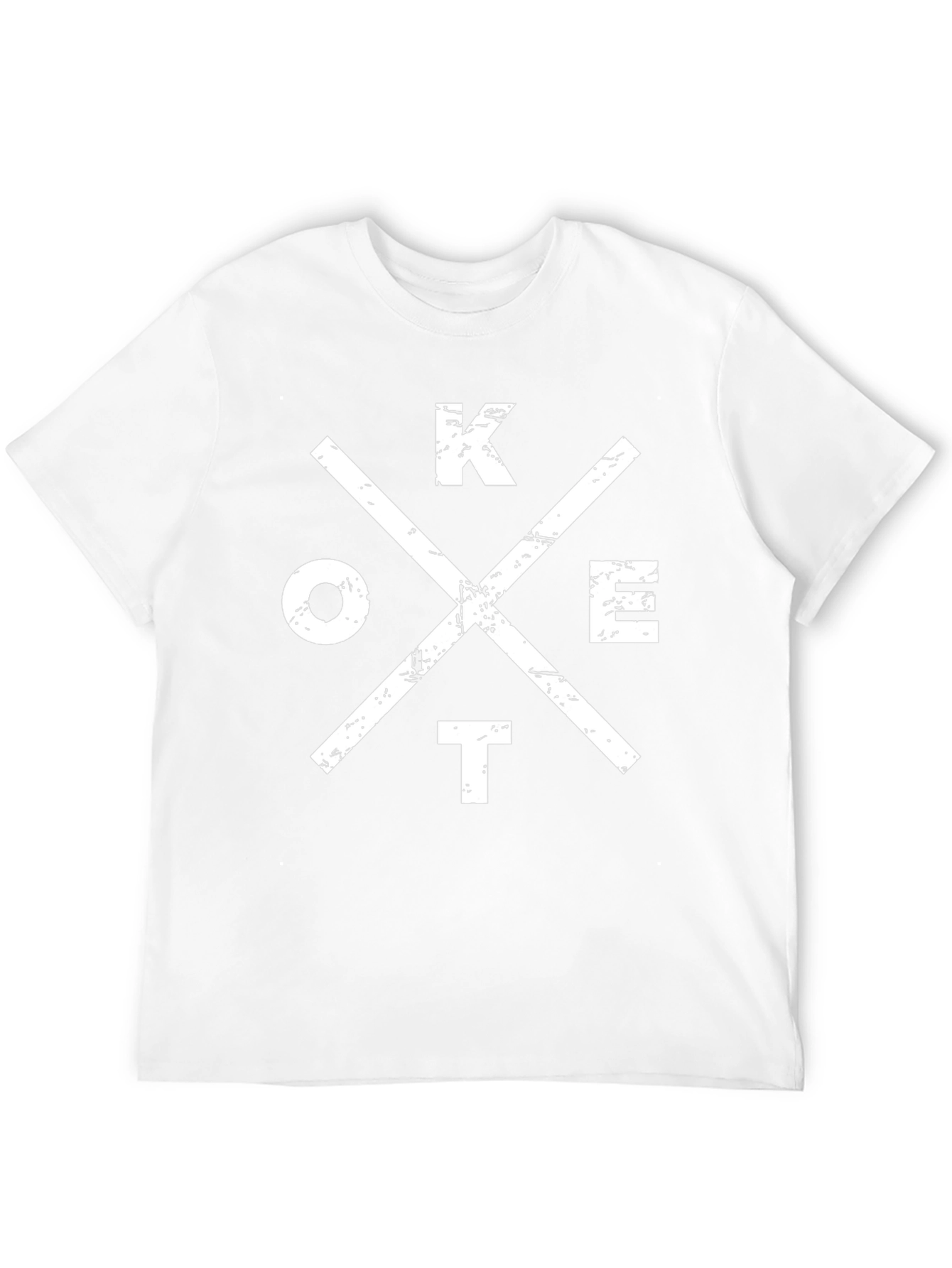 OKET Graphic T-Shirt - Distressed Print
