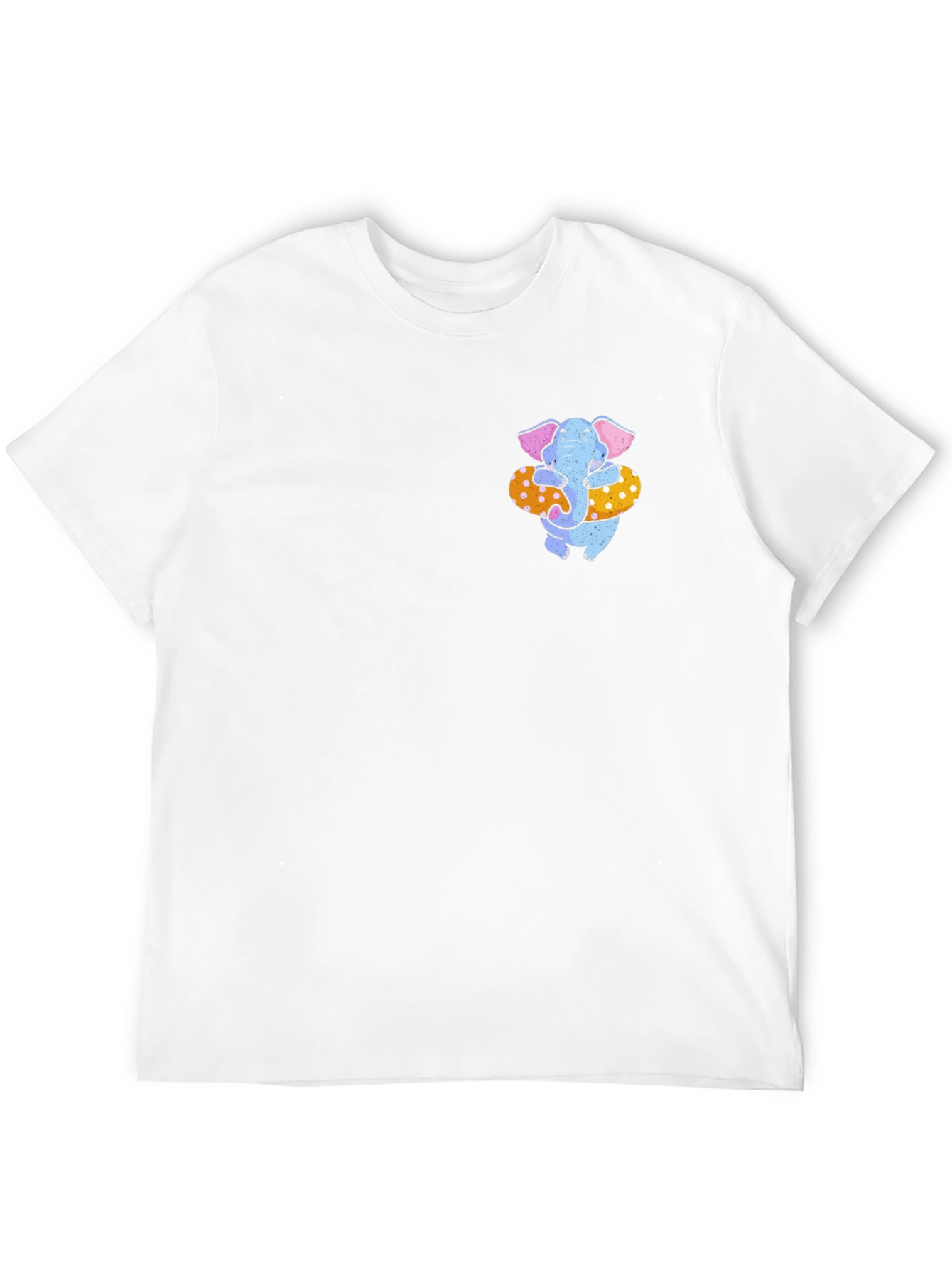 Elephant in Swim Ring Graphic Tee