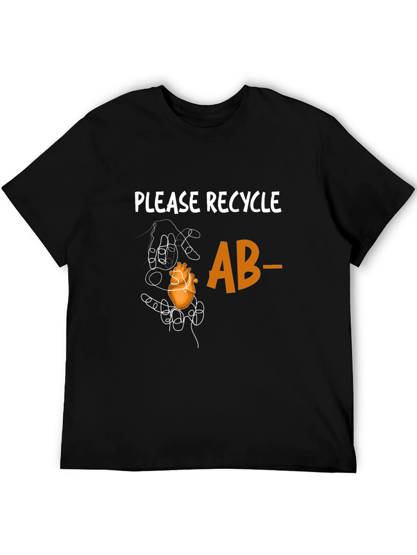 Recycle AB- Heart Graphic Tee