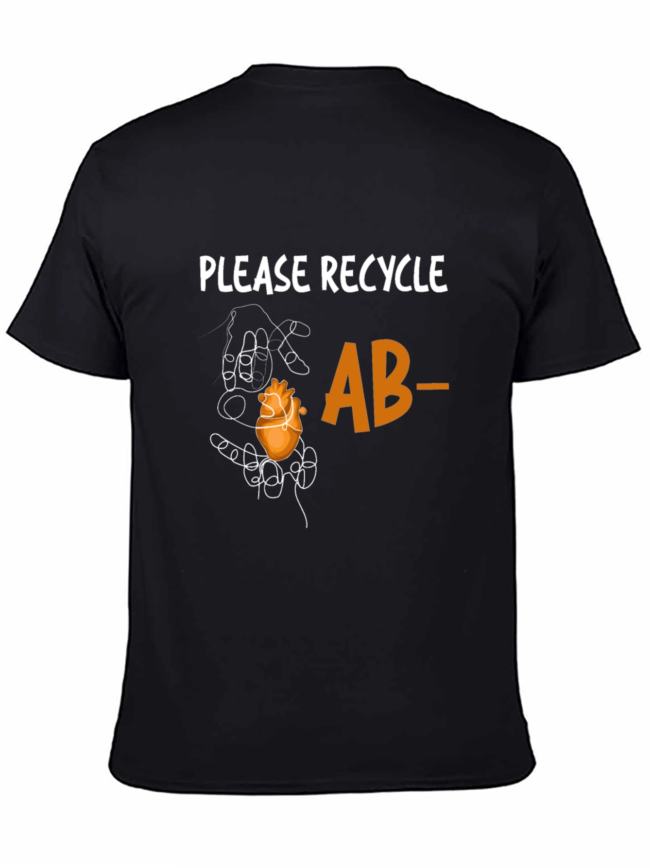 Recycle AB- Heart Graphic Tee
