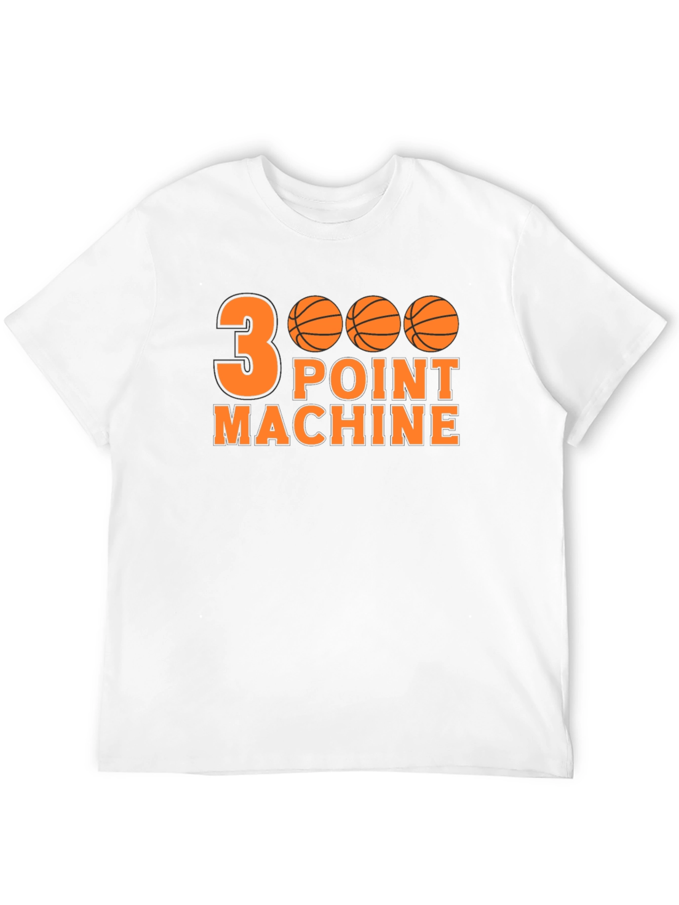 3 Point Machine Basketball Graphic Tee