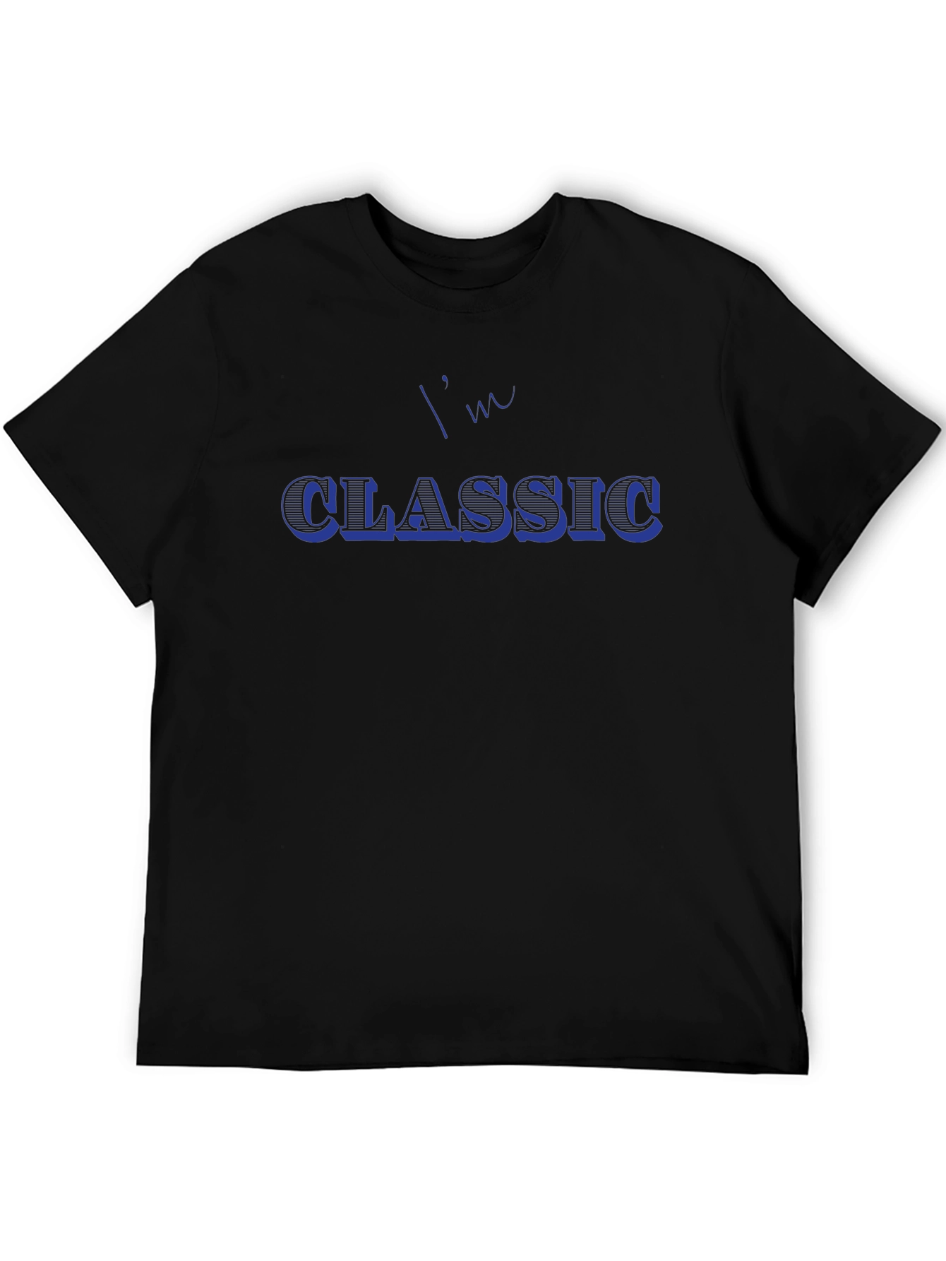 Mens Black Im Classic Graphic Tee