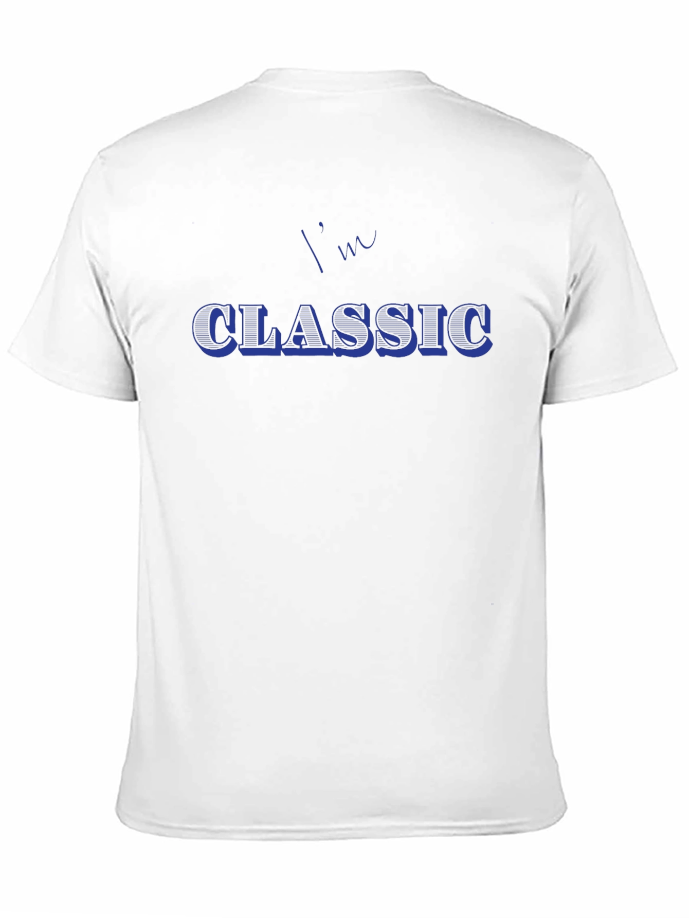 Mens Black Im Classic Graphic Tee