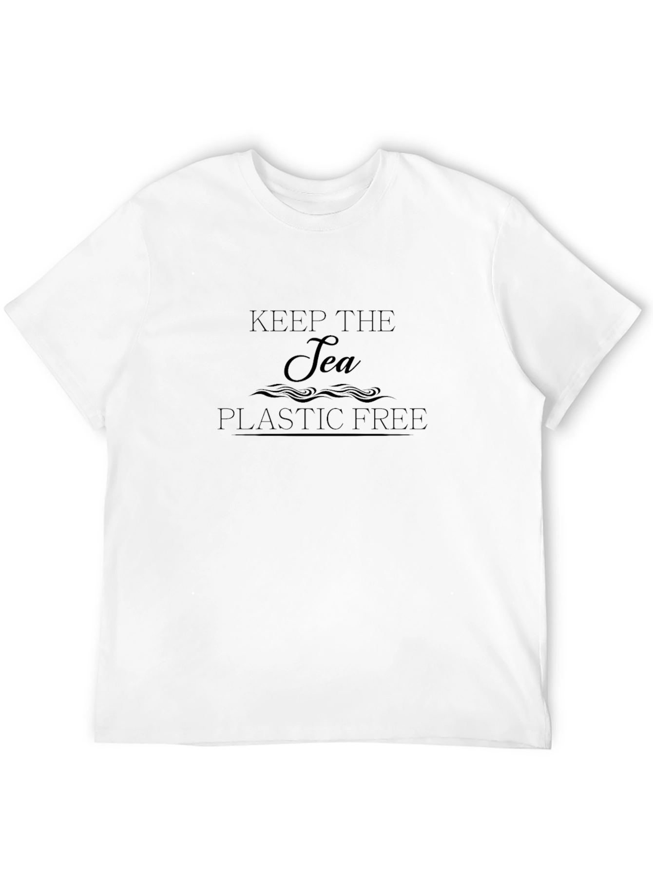 Keep The Sea Plastic Free Black T-Shirt
