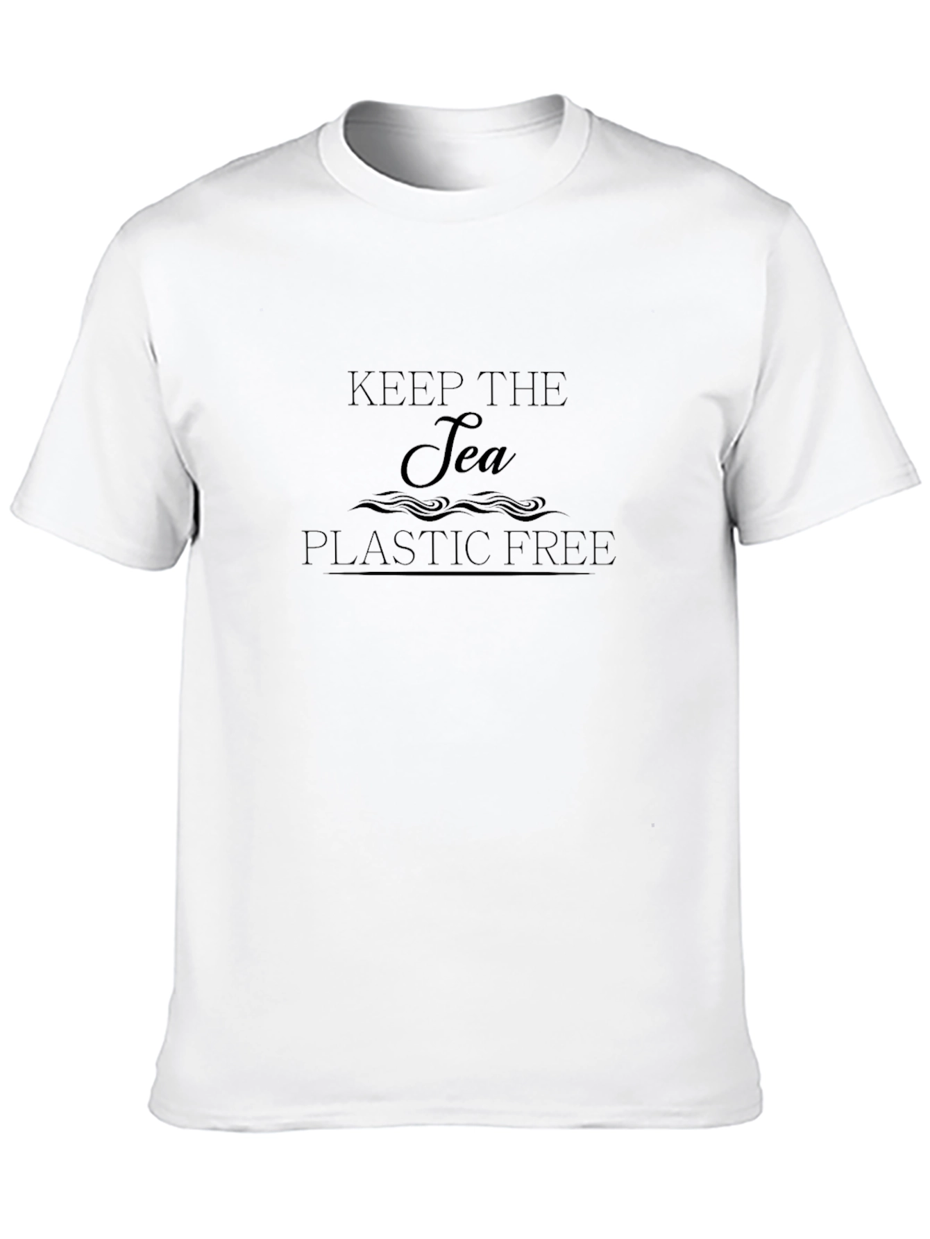Keep The Sea Plastic Free Black T-Shirt