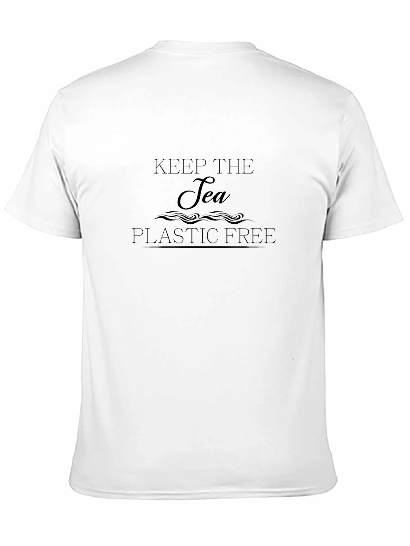 Keep The Sea Plastic Free Black T-Shirt