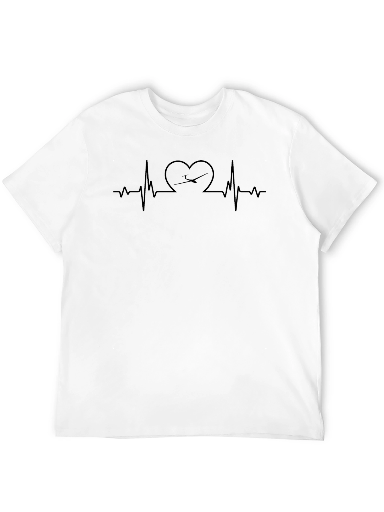 Pilot Heartbeat T-Shirt - Aviation Lover Tee