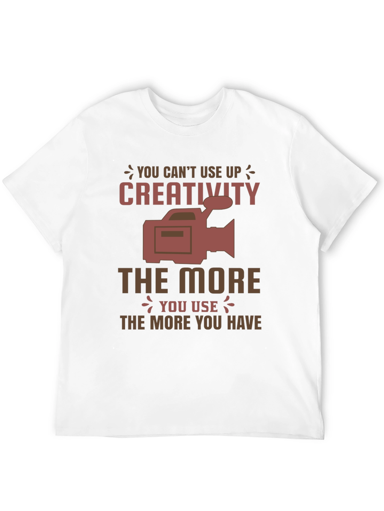 Creativity Graphic T-Shirt: Never Run Out!