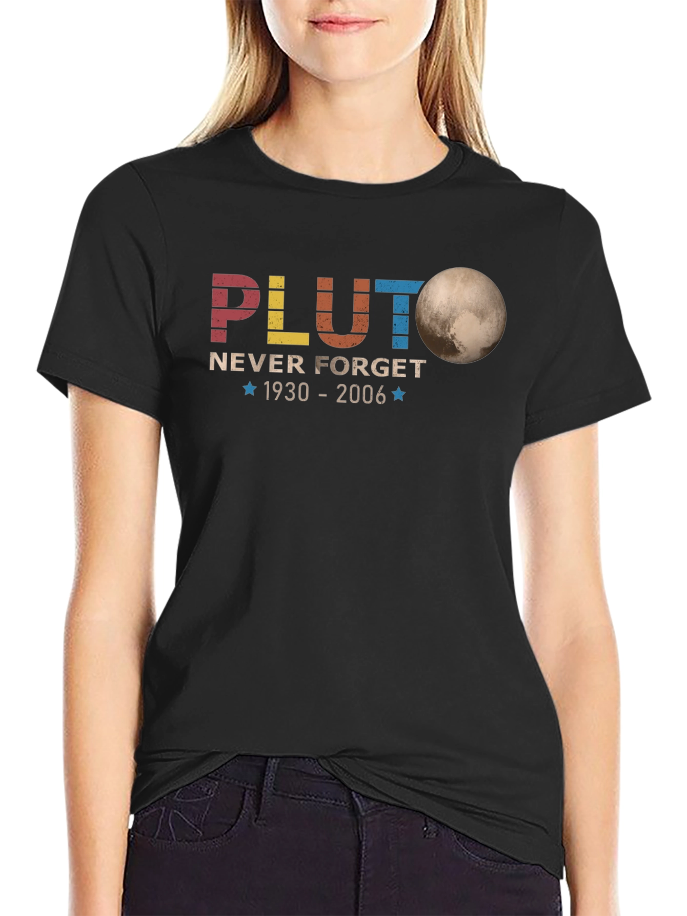 Pluto Never Forget Retro T-Shirt
