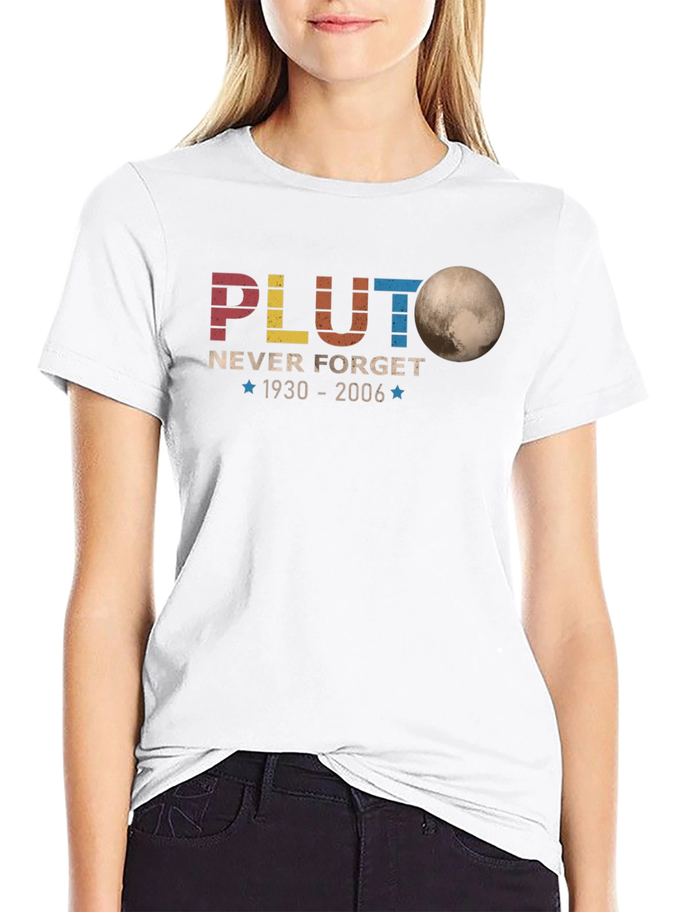 Pluto Never Forget Retro T-Shirt