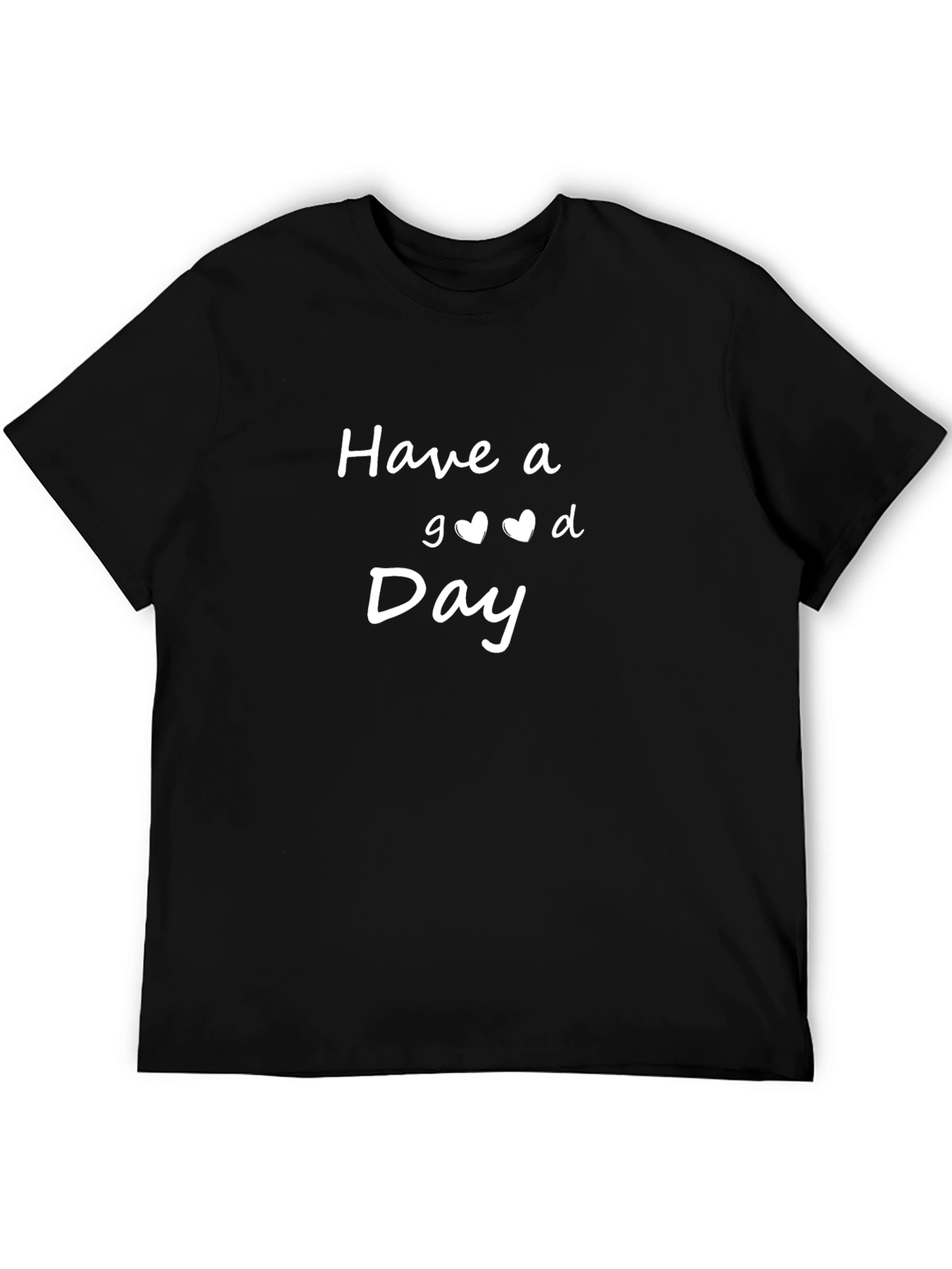Have a Good Day Graphic Tee - Heart Accents