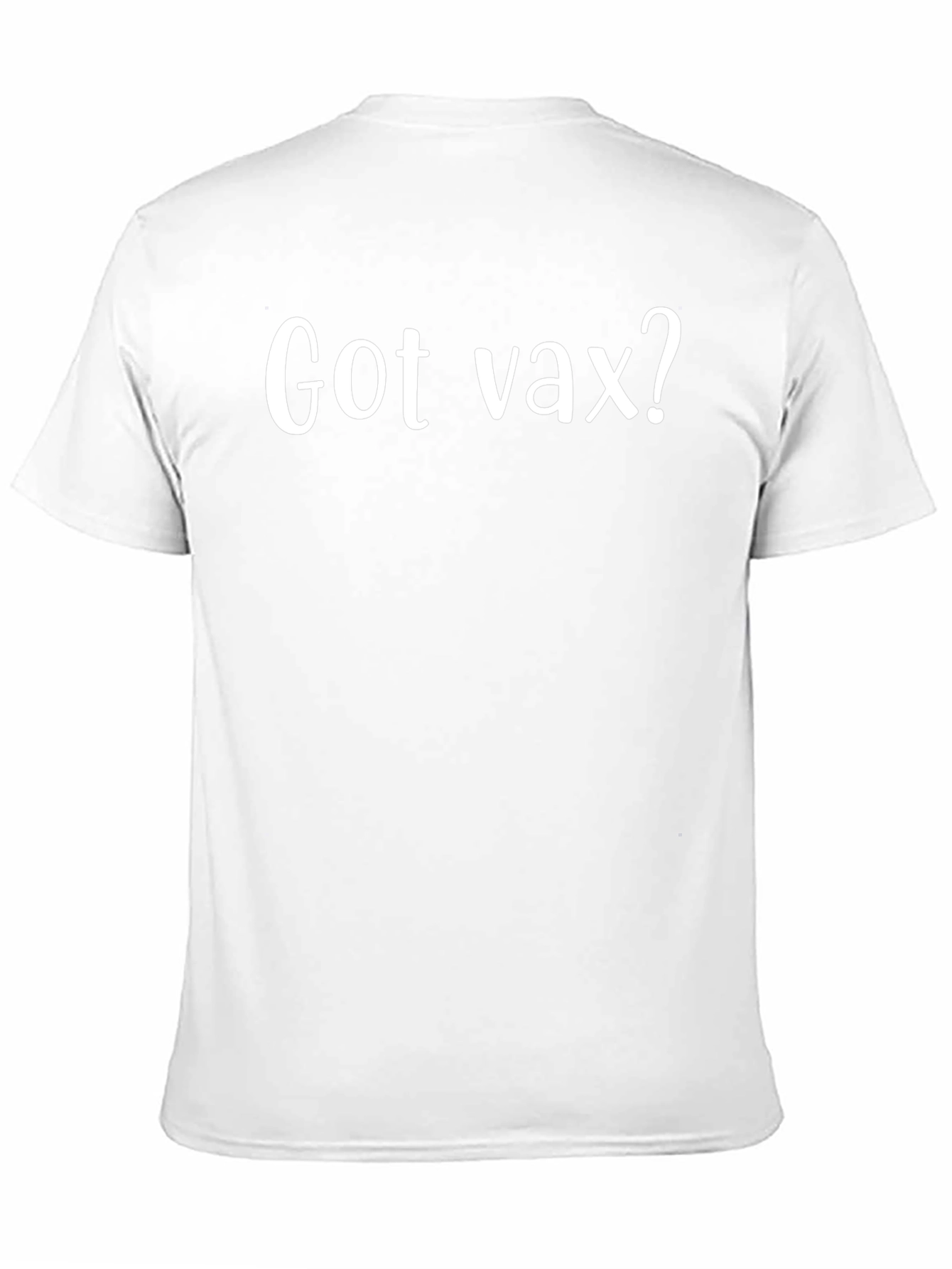 Got Vax? Black Cotton Graphic T-Shirt