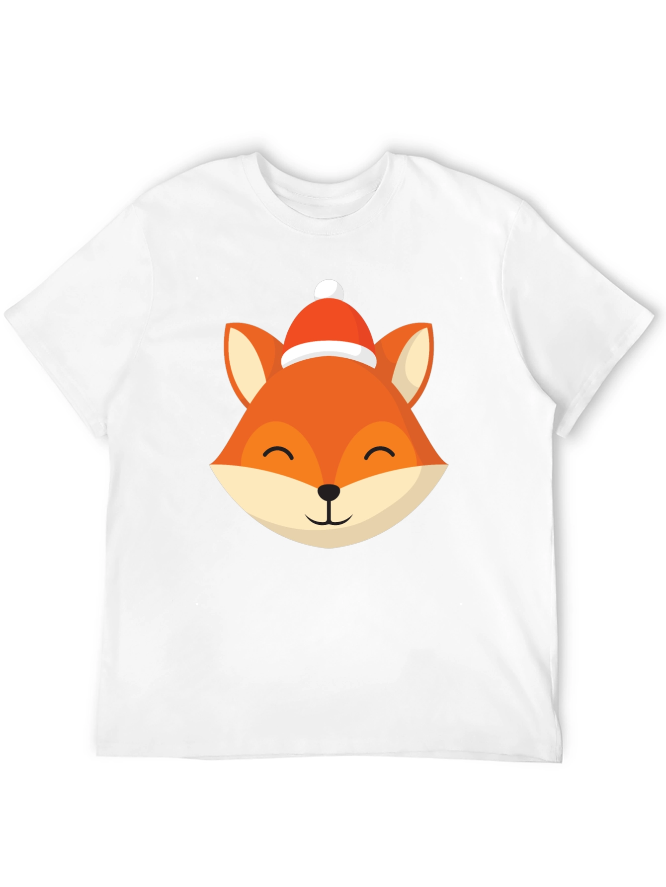 Festive Fox Graphic Tee - Holiday Style