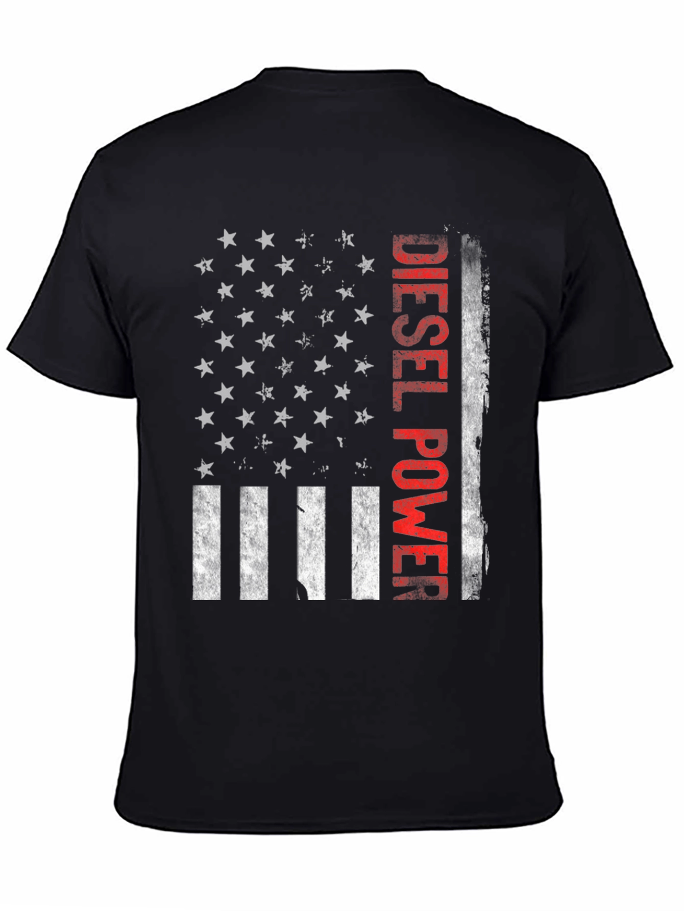 Diesel Power American Flag Graphic Tee
