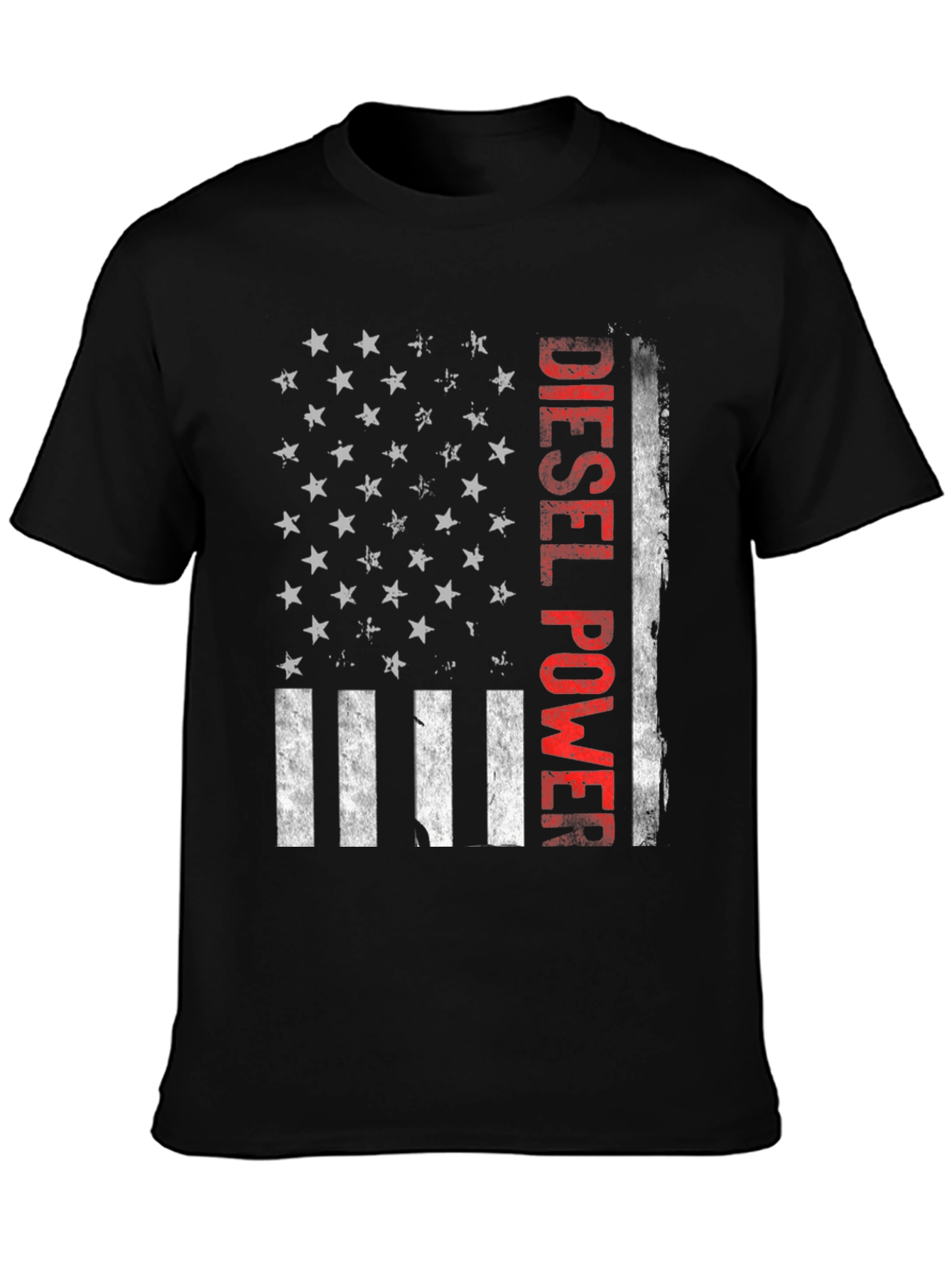 Diesel Power American Flag Graphic Tee