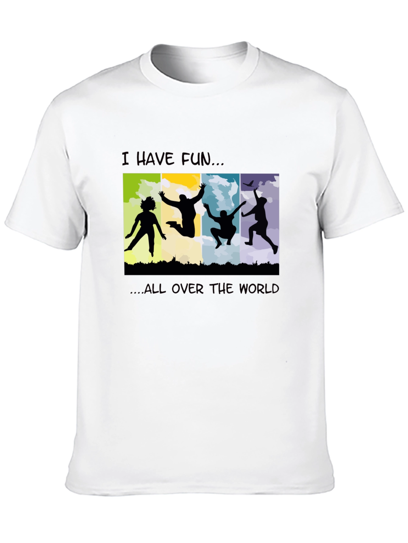 I Have Fun Black T-Shirt