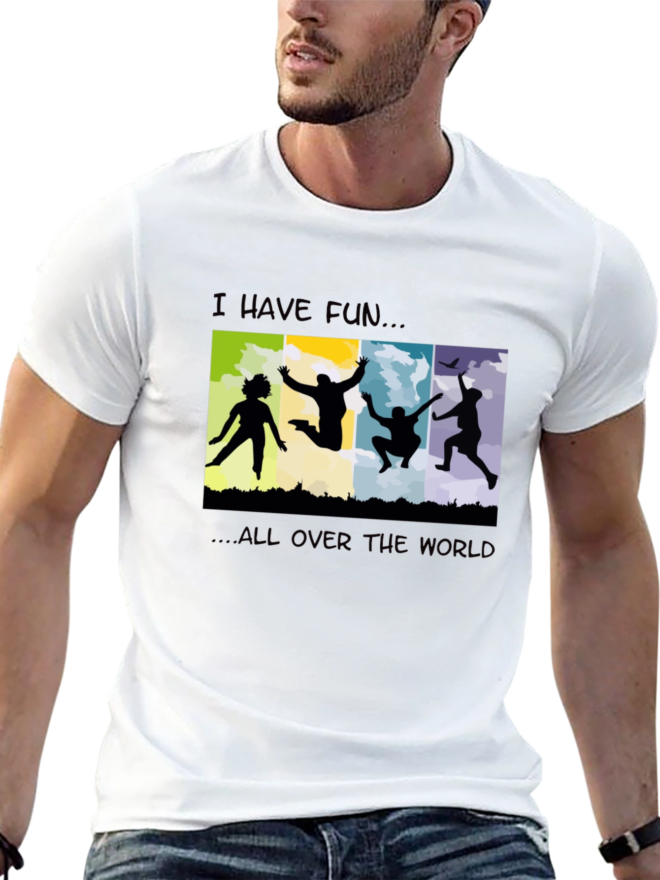 I Have Fun Black T-Shirt