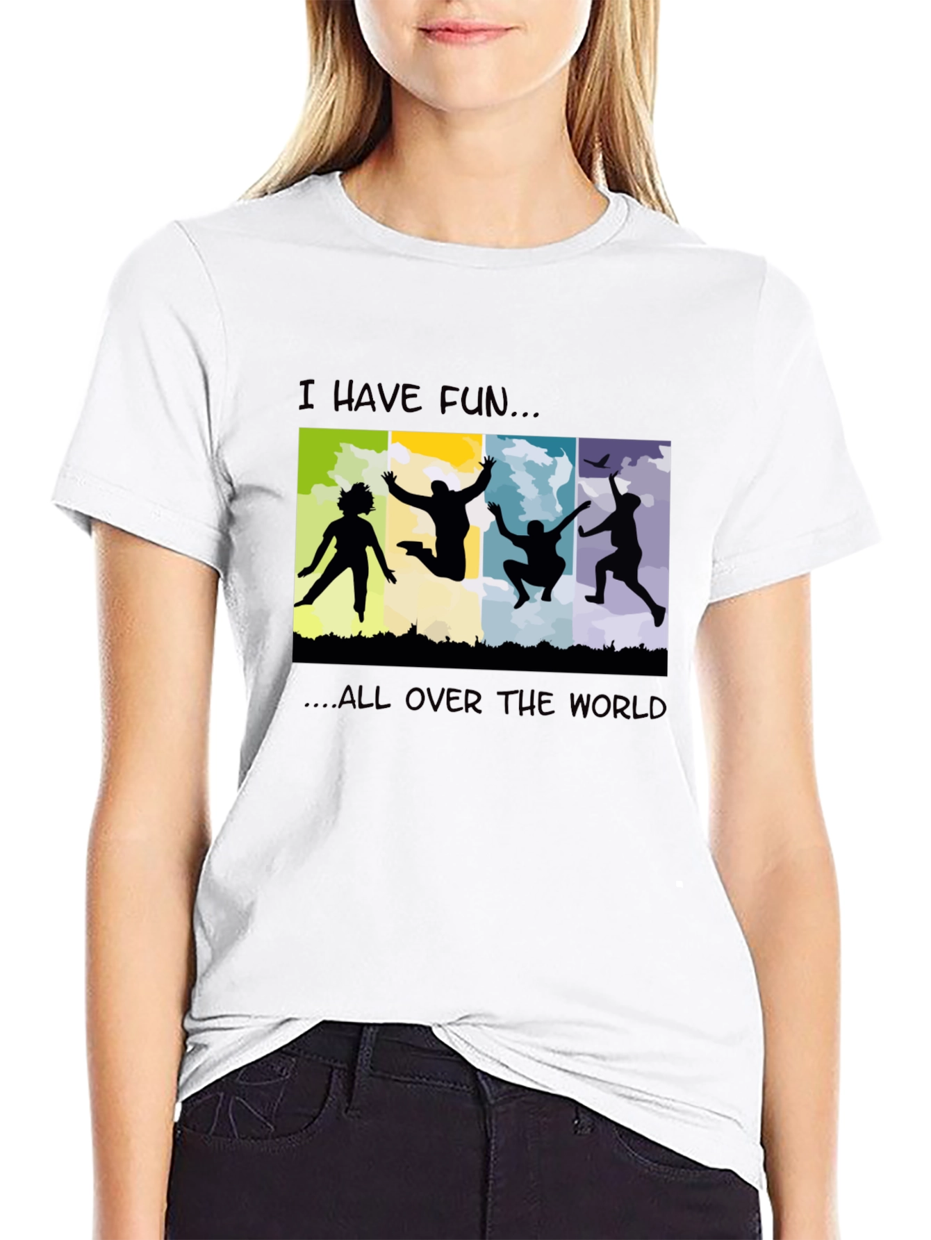 I Have Fun Black T-Shirt