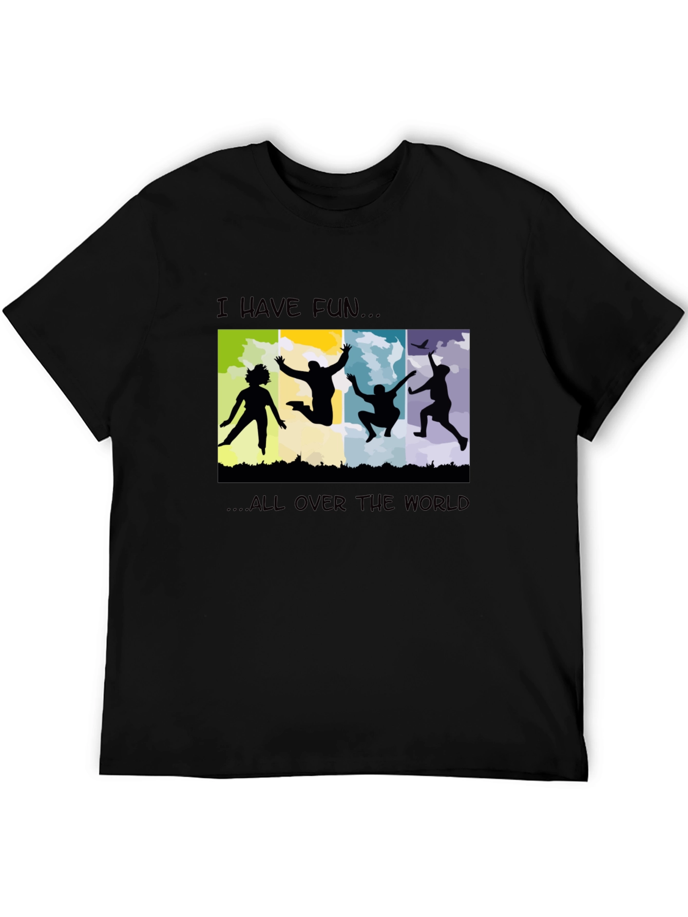 I Have Fun Black T-Shirt