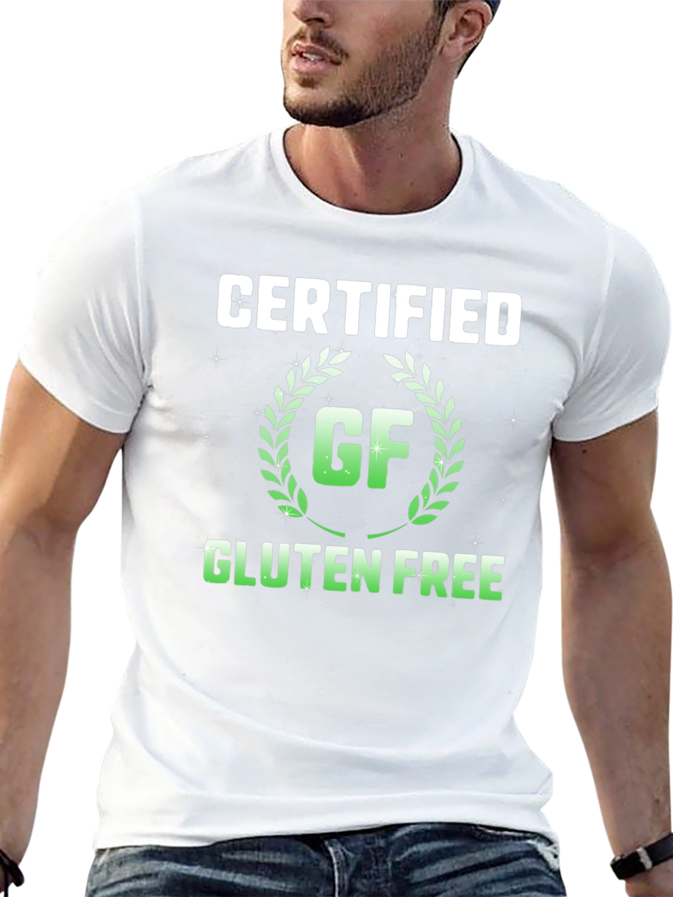 Certified Gluten Free Black T-Shirt
