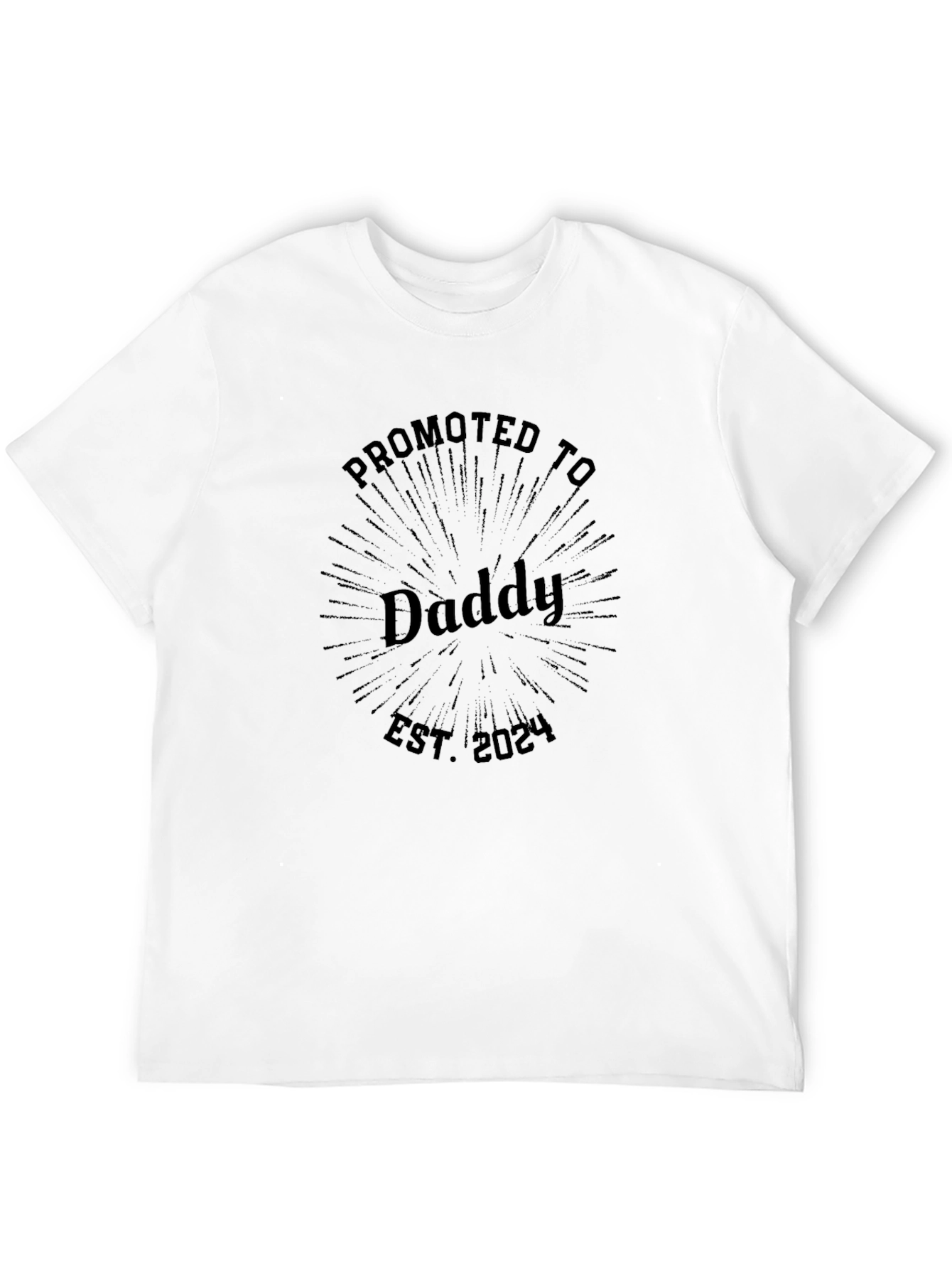 Promoted to Daddy Est. 2024 Graphic Tee