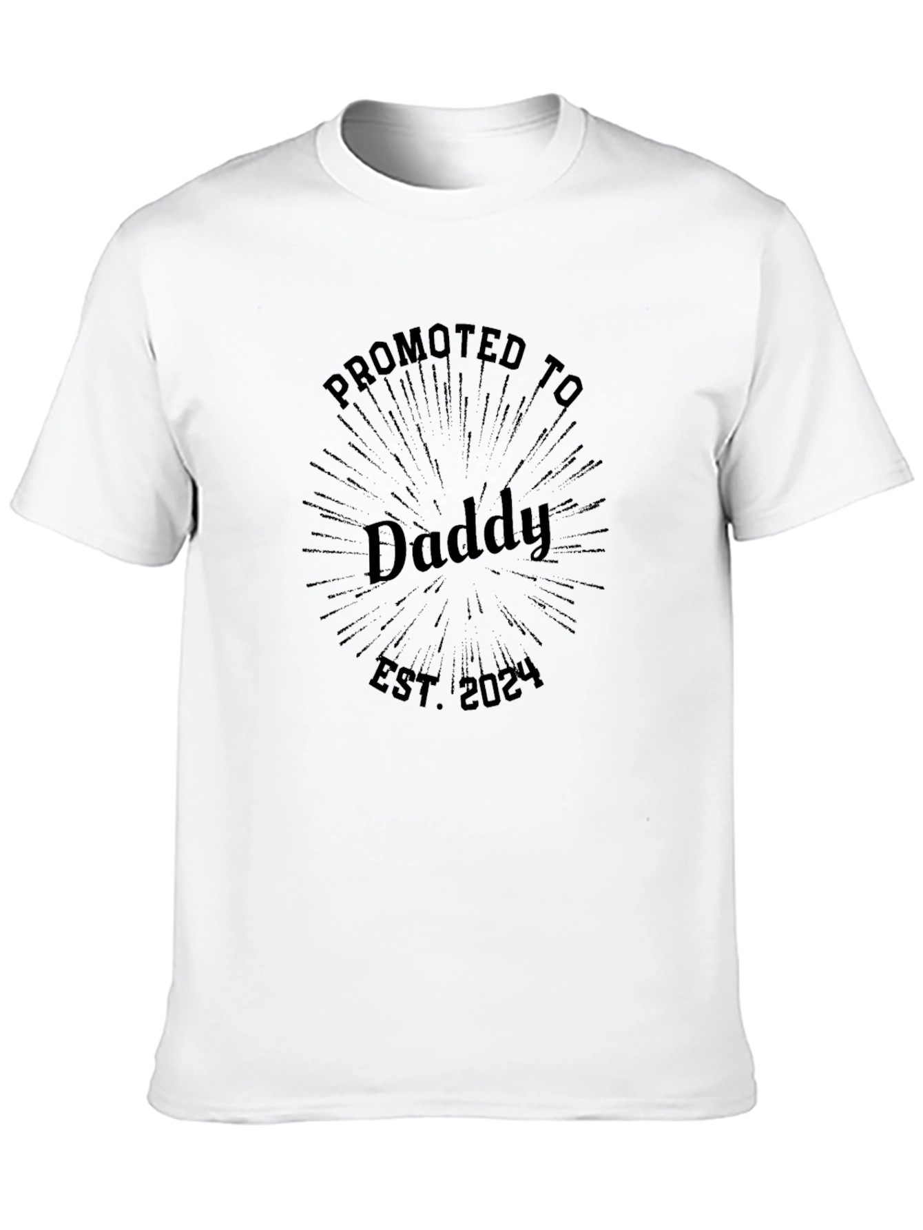 Promoted to Daddy Est. 2024 Graphic Tee