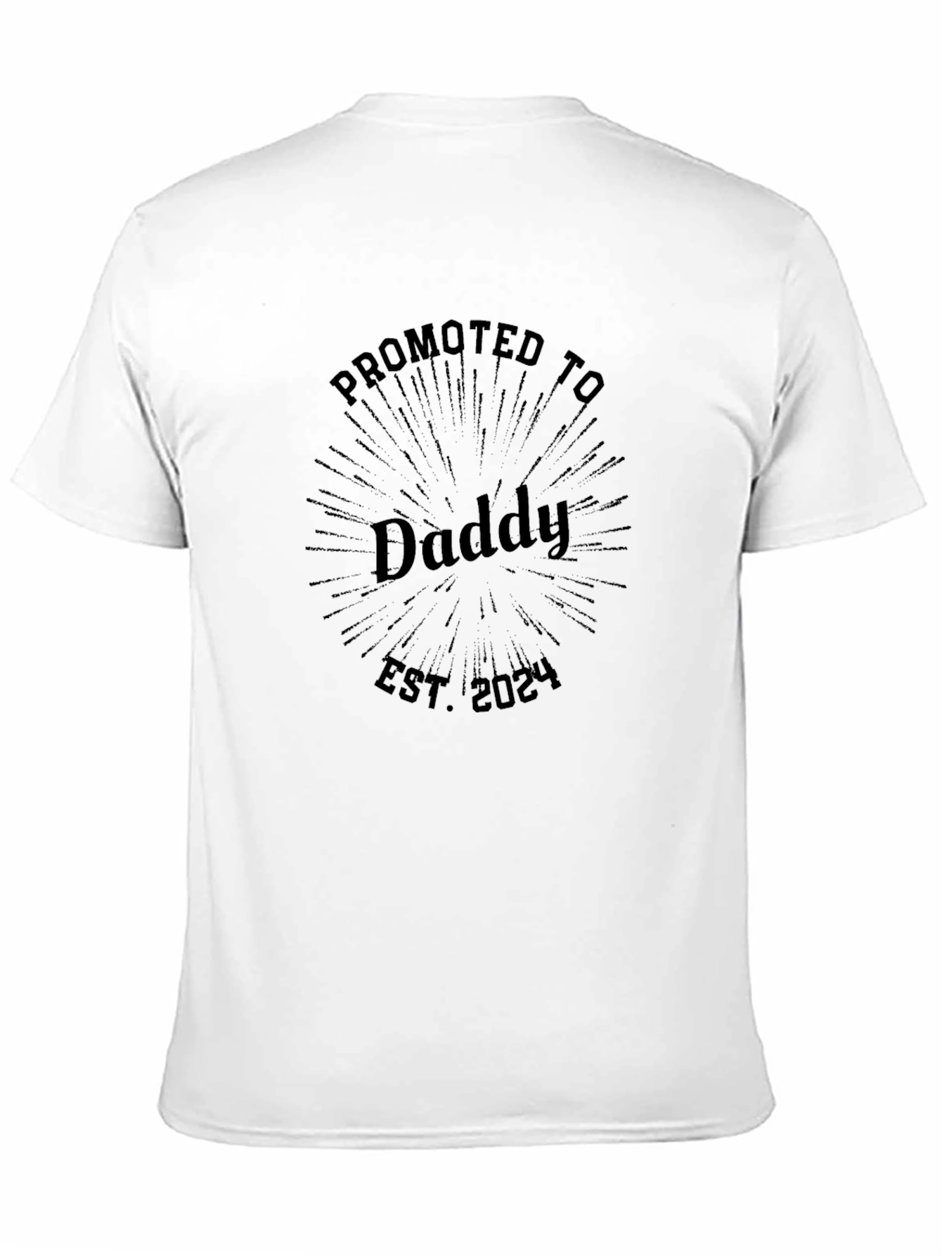 Promoted to Daddy Est. 2024 Graphic Tee