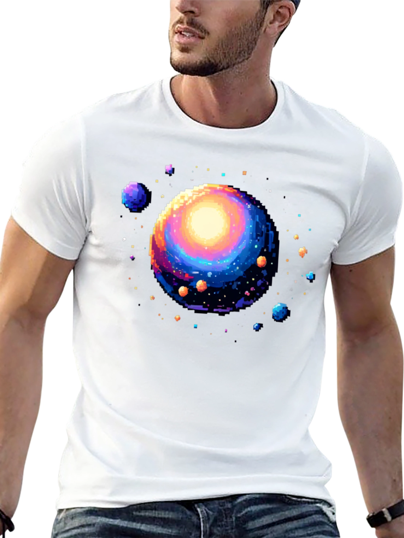 Pixel Universe Black T-Shirt