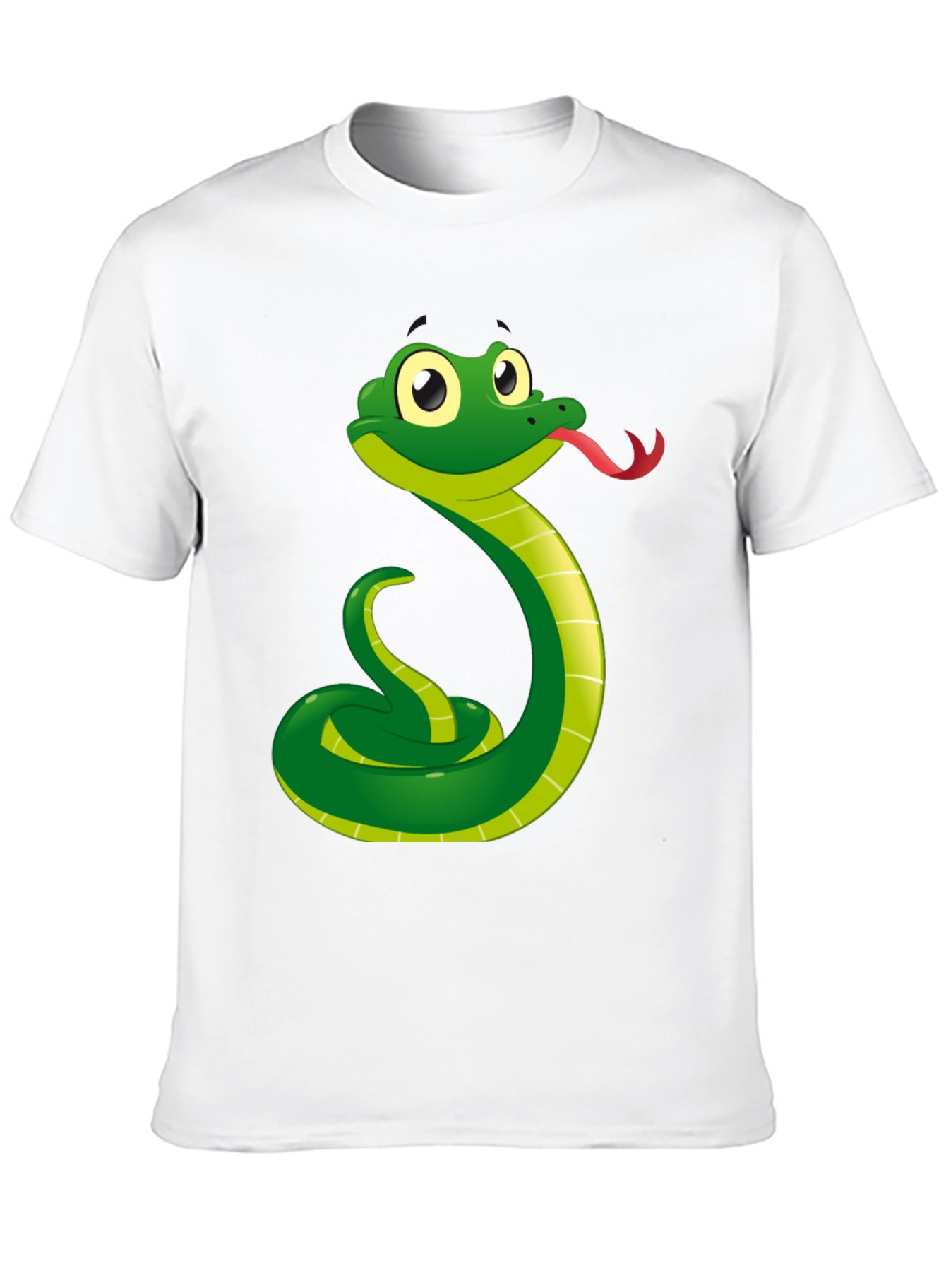 Funny Snake Cartoon Graphic T-Shirt