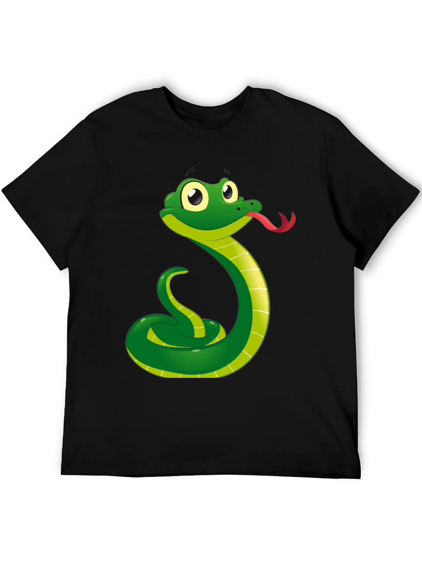 Funny Snake Cartoon Graphic T-Shirt