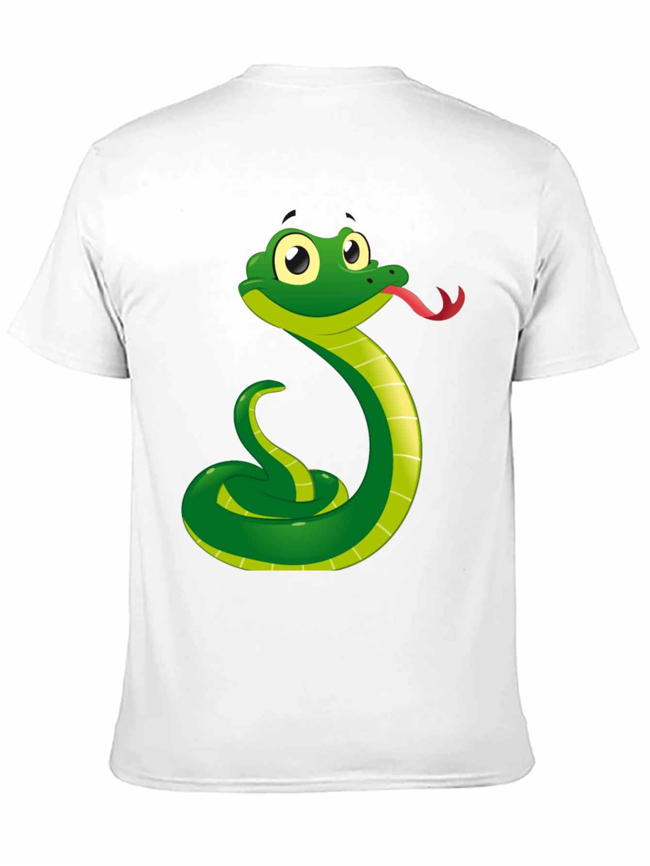 Funny Snake Cartoon Graphic T-Shirt