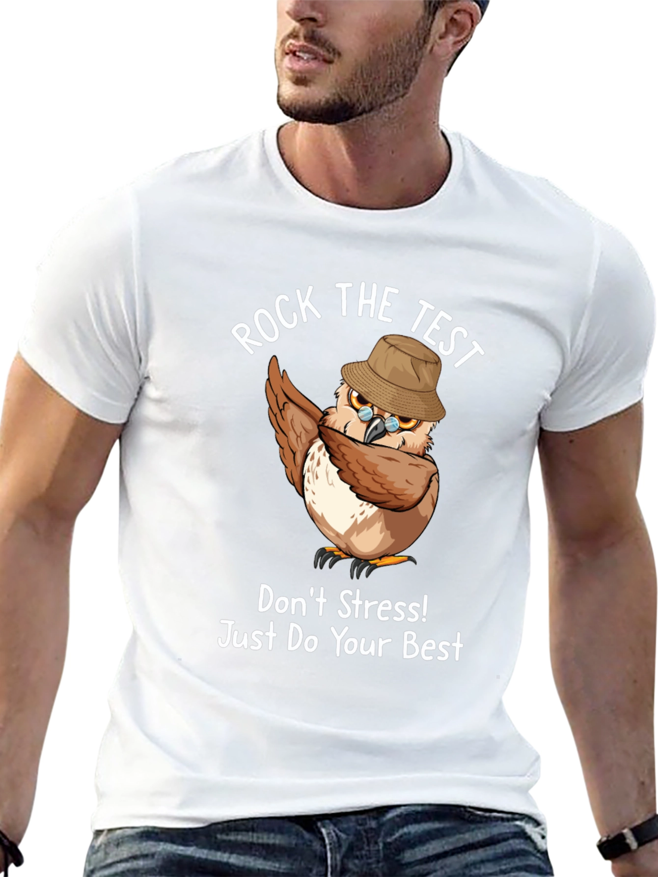 Rock The Test Owl T-Shirt