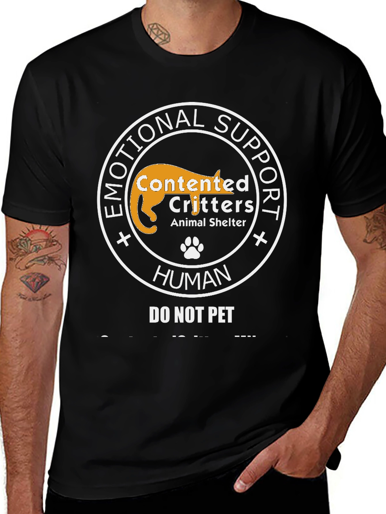 Emotional Support Human - Do Not Pet T-Shirt