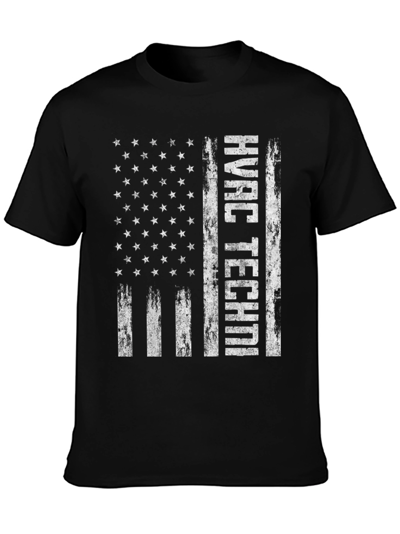 HVAC Technician American Flag T-Shirt