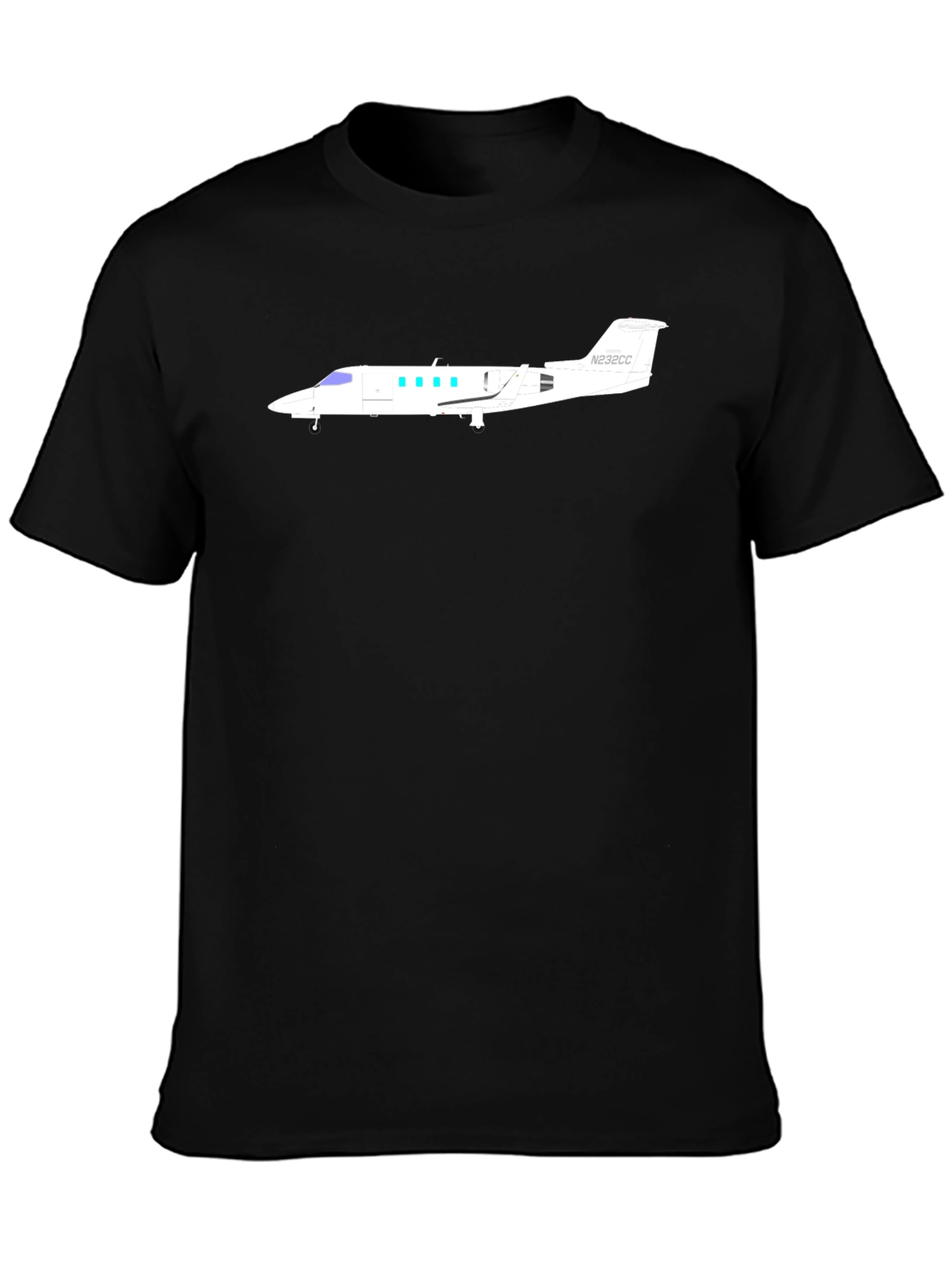 Jet Graphic T-Shirt - Sleek Aviation Design