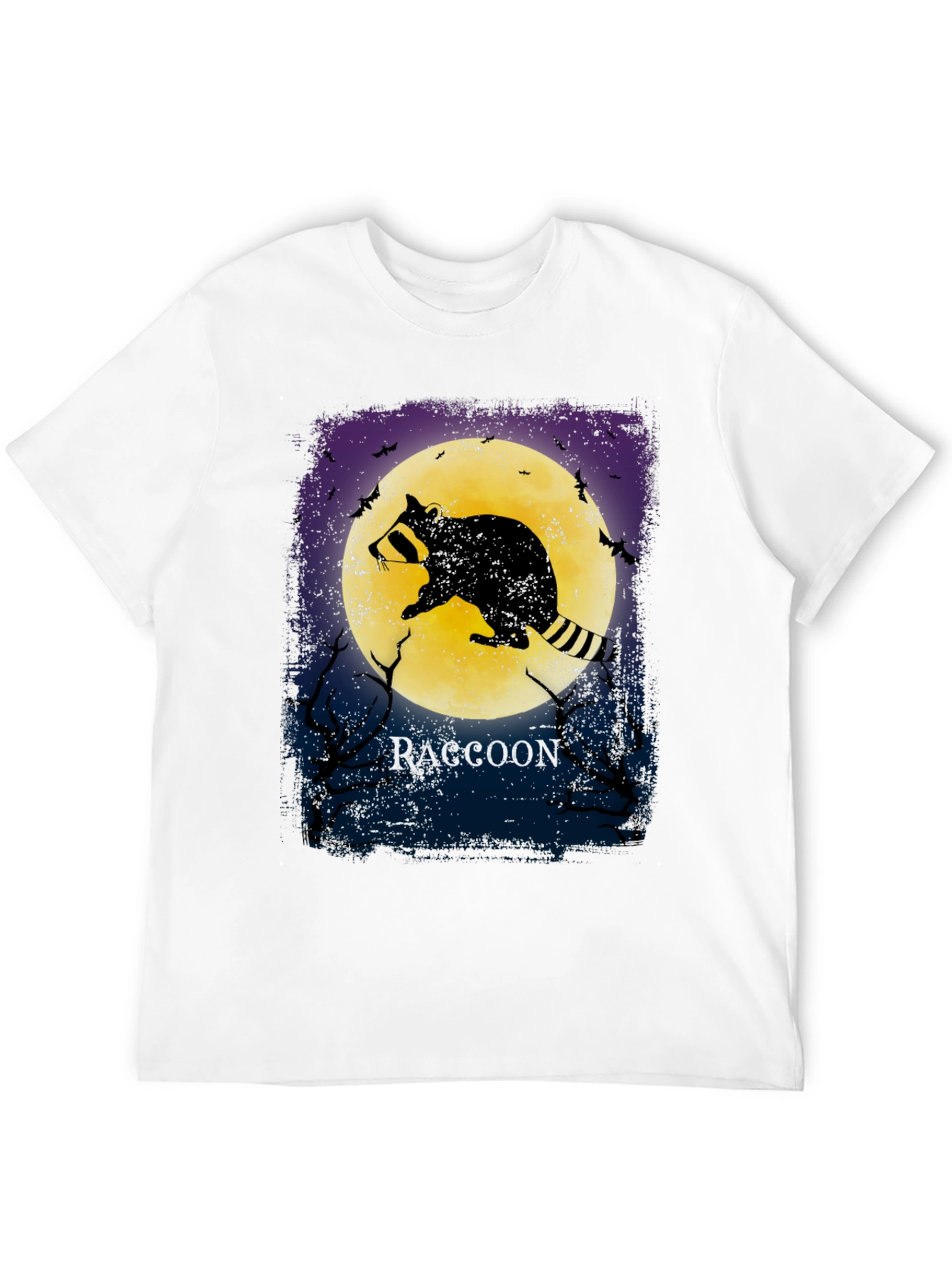 Raccoon Moon T-Shirt - Halloween Style