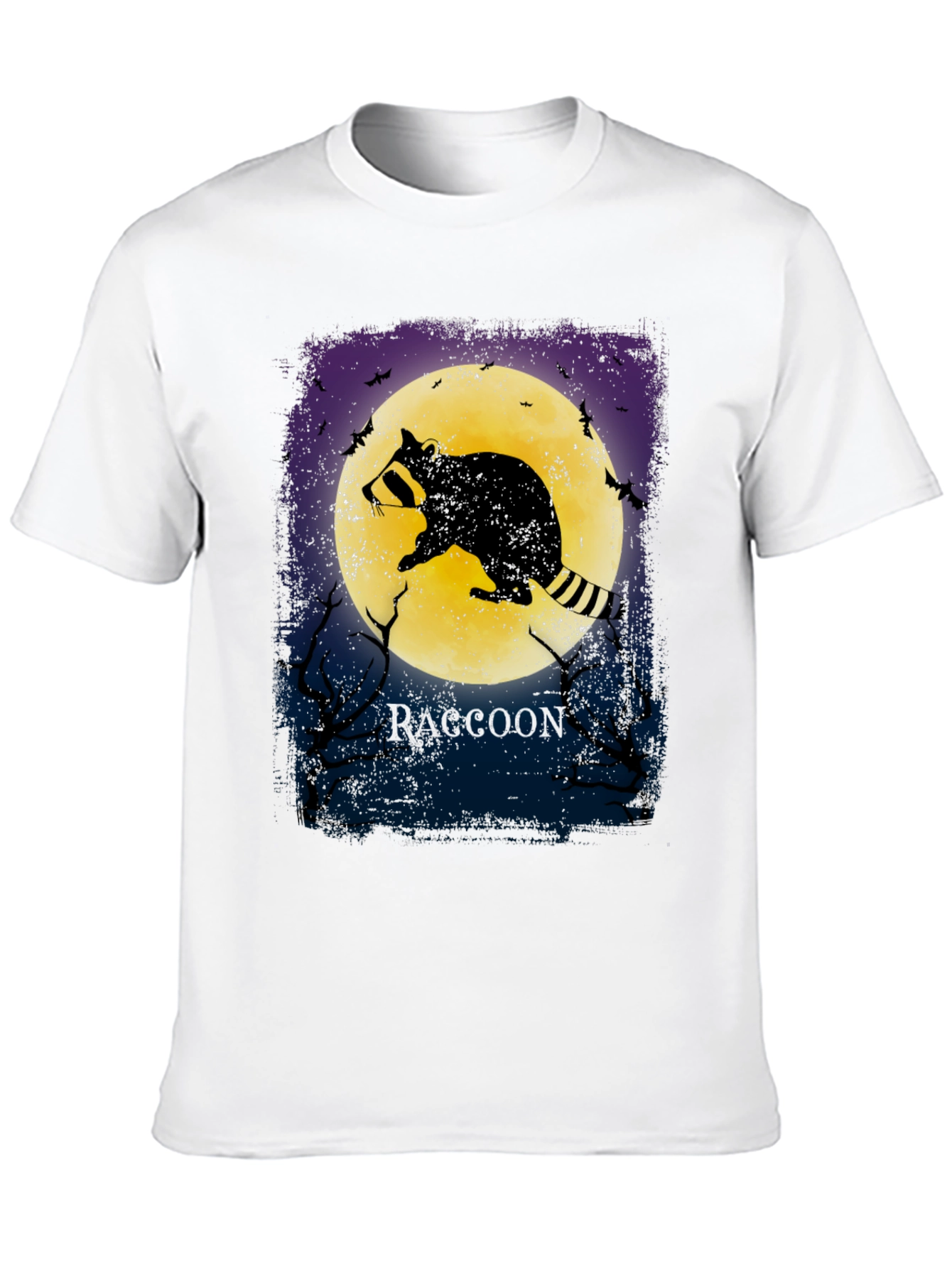 Raccoon Moon T-Shirt - Halloween Style