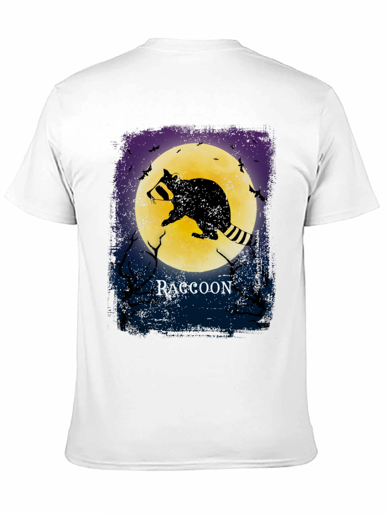 Raccoon Moon T-Shirt - Halloween Style