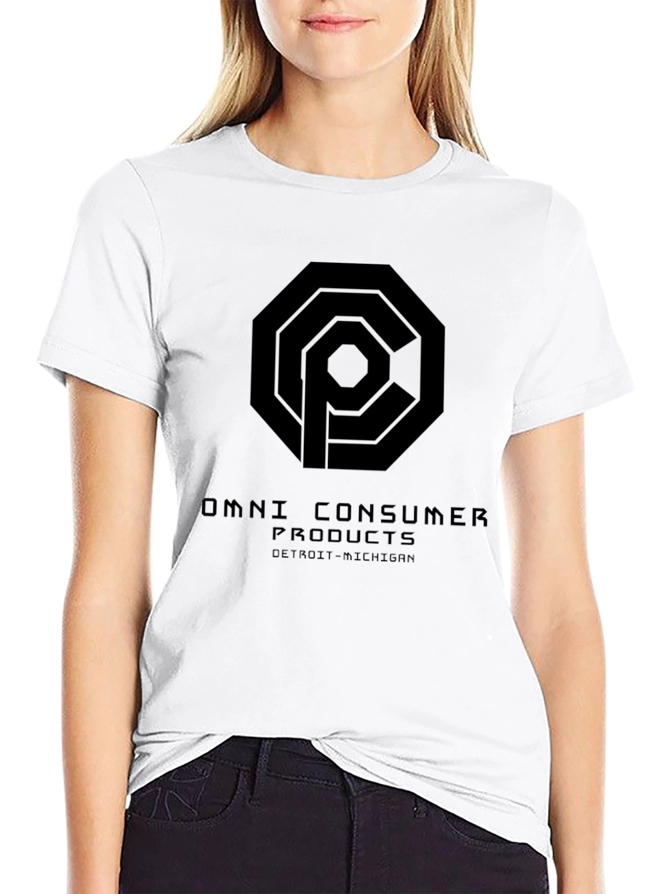 Omni Consumer Products Black T-Shirt