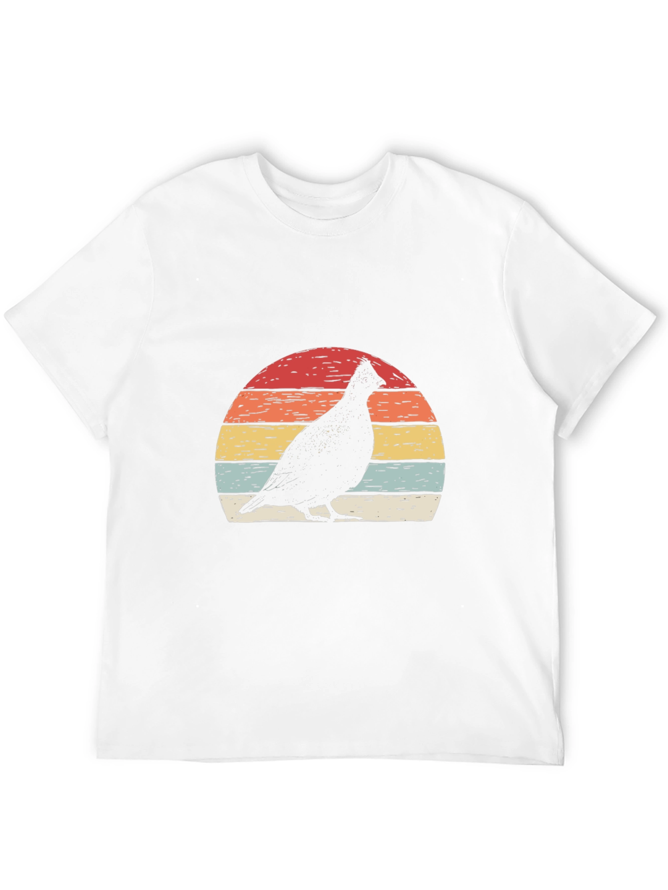 Retro Bird Silhouette Graphic Tee