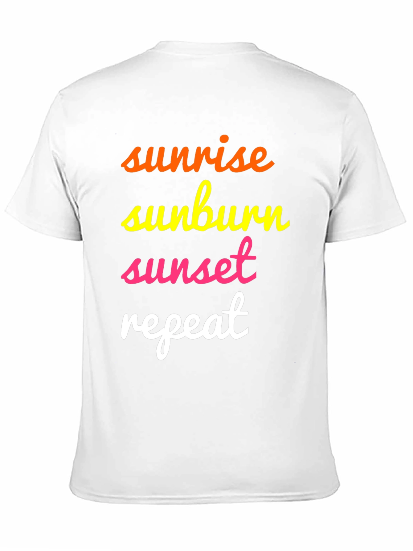 Sunrise Sunburn Sunset Repeat Graphic Tee