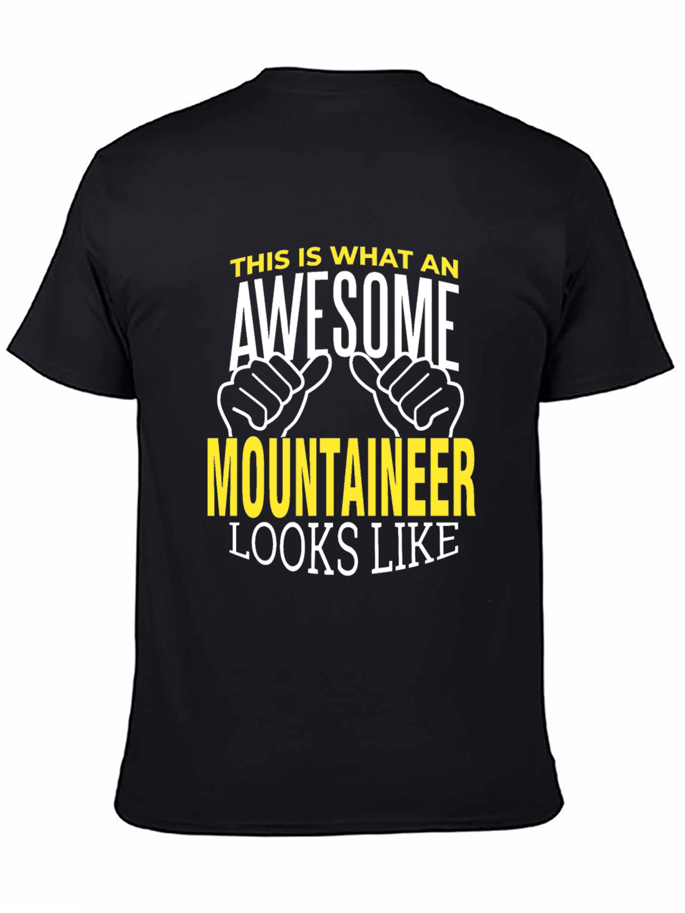 Awesome Mountaineer Graphic T-Shirt