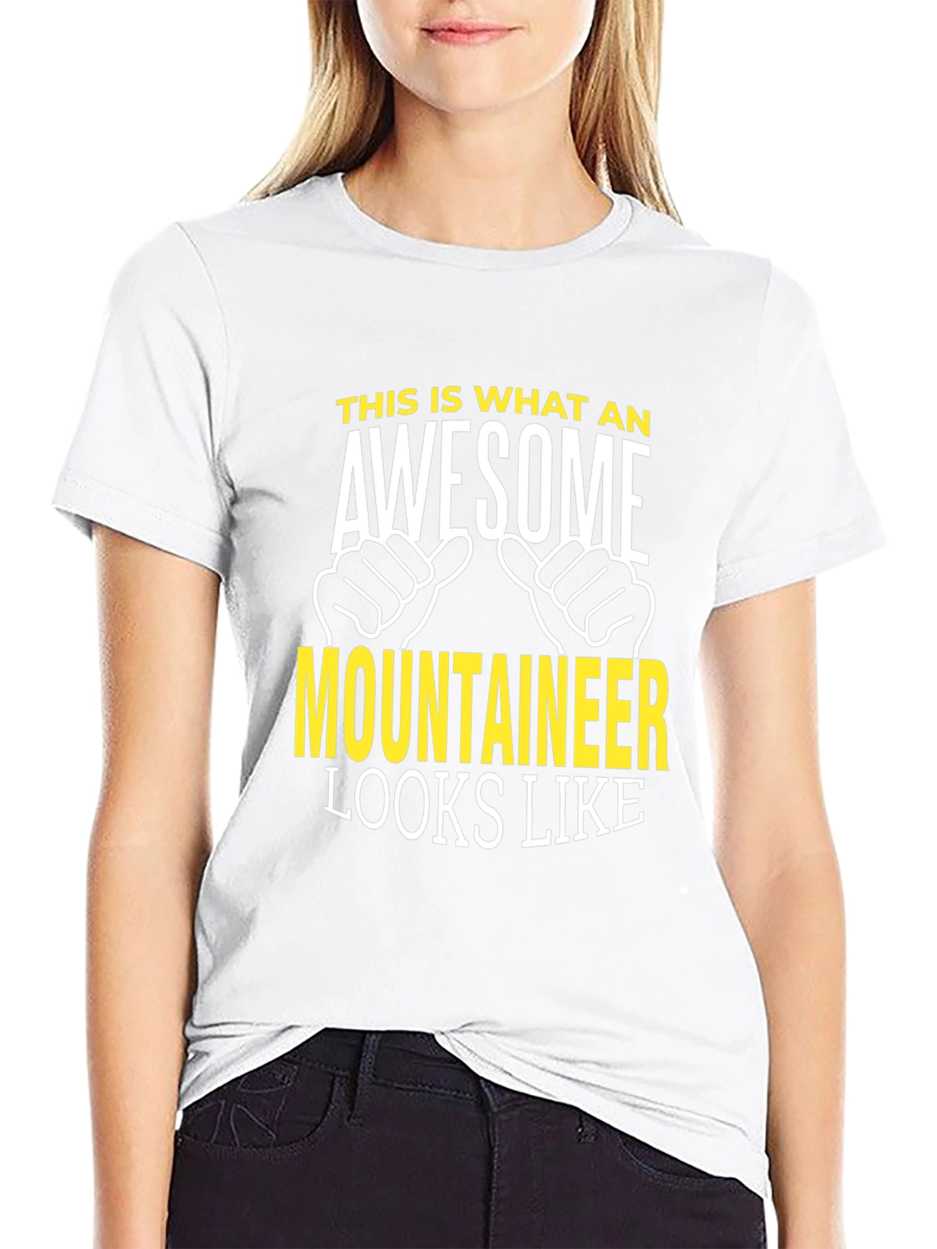 Awesome Mountaineer Graphic T-Shirt