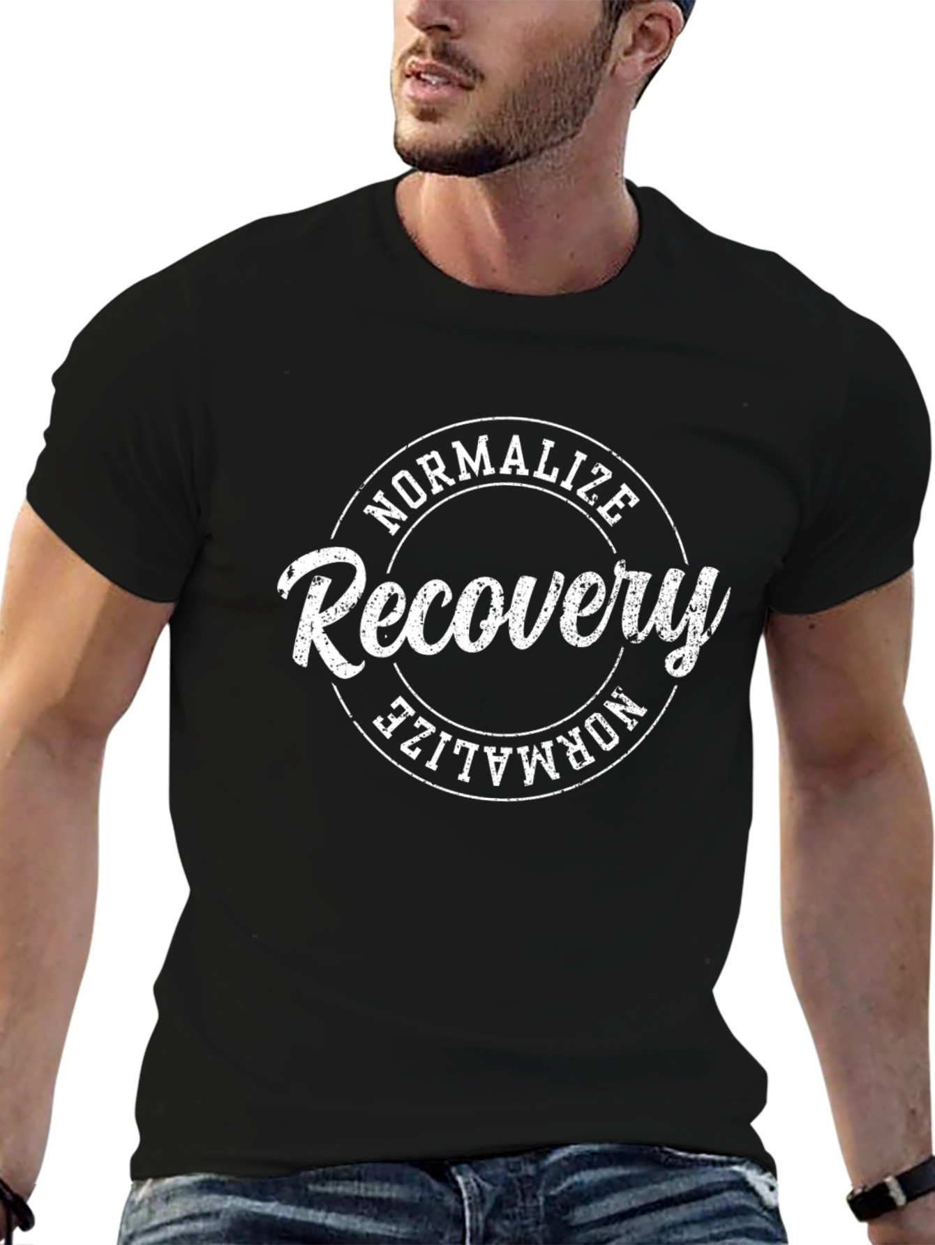 Normalize Recovery Graphic Tee - Black